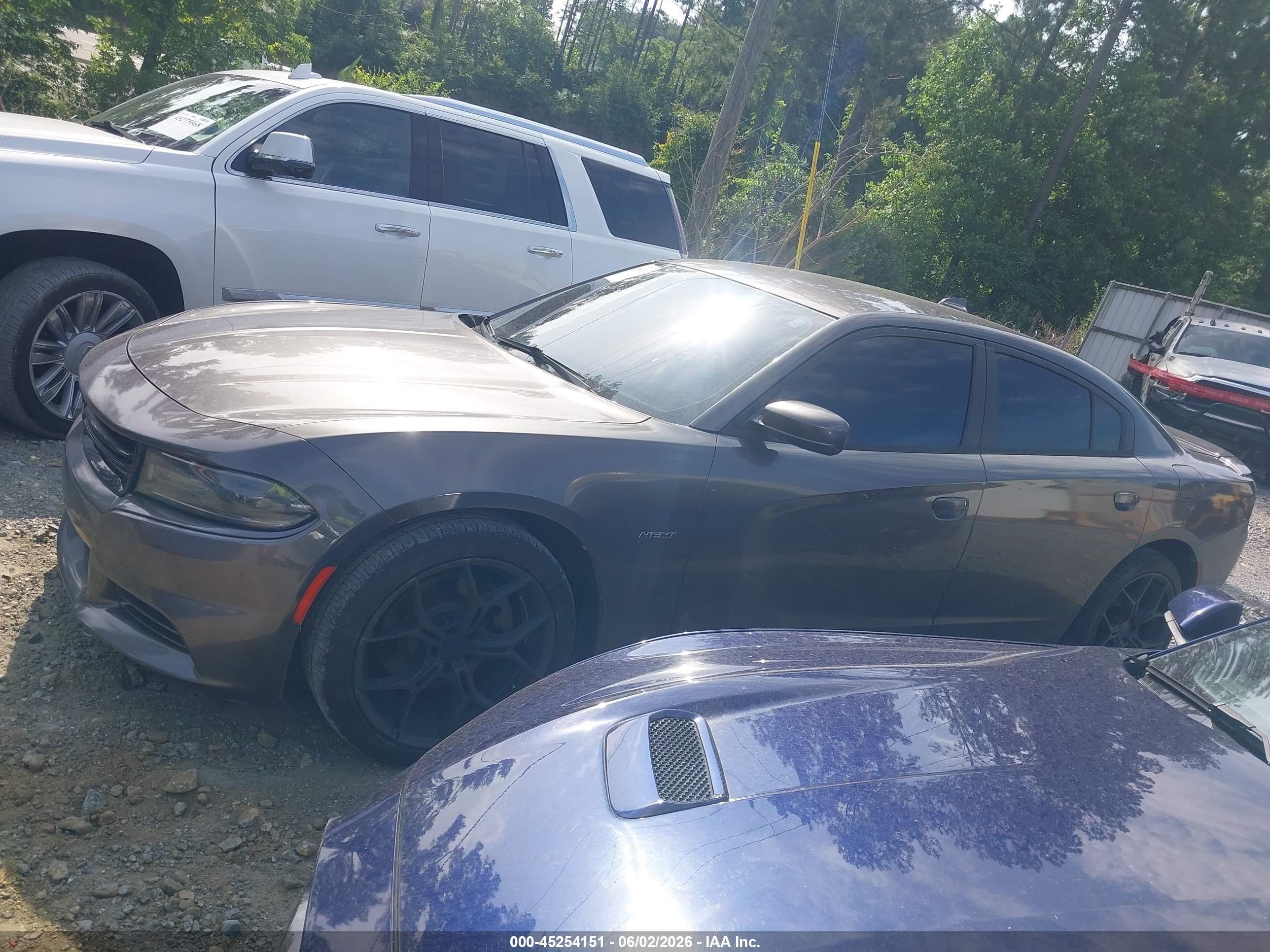 2015 Dodge Charger R/t Gray vin: 2C3CDXCT7FH729833