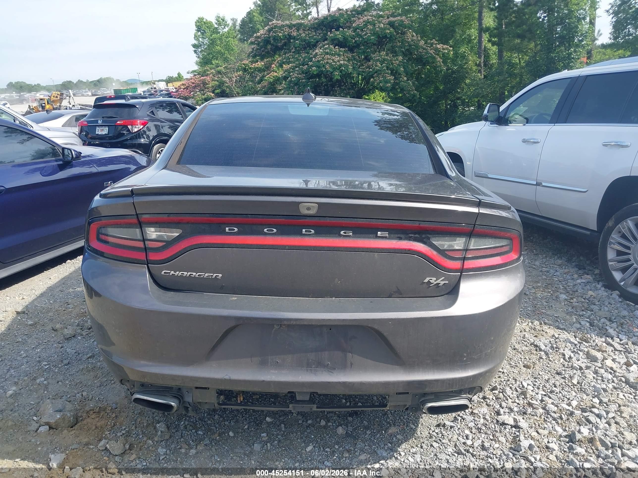 2015 Dodge Charger R/t Gray vin: 2C3CDXCT7FH729833