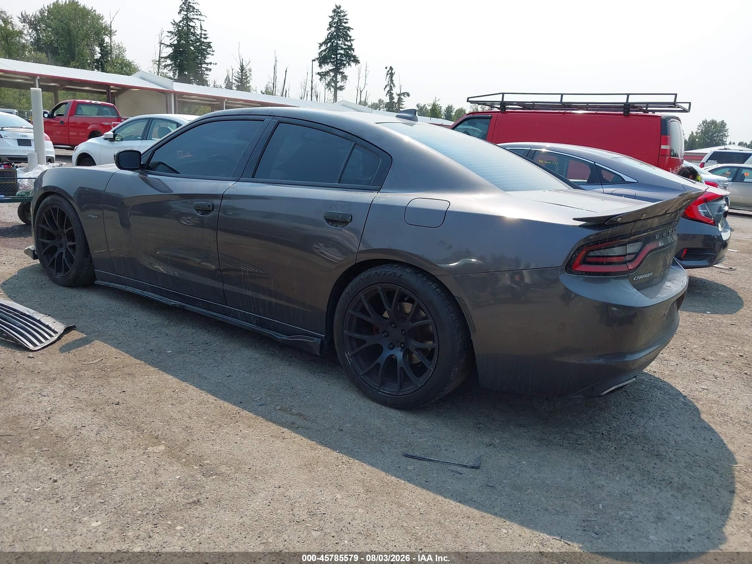 2015 Dodge Charger R/t Серый vin: 2C3CDXCT7FH826692