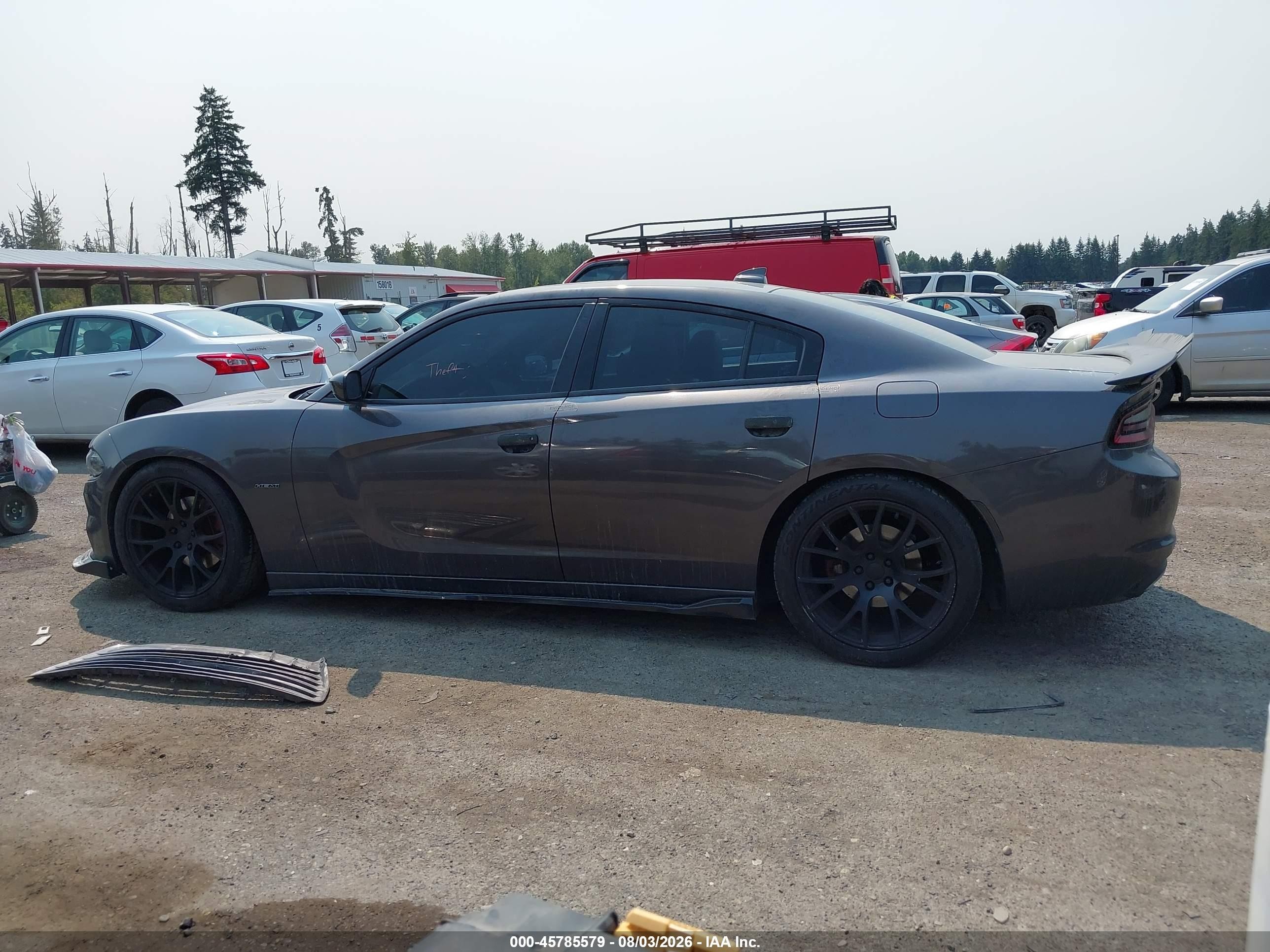 2015 Dodge Charger R/t Серый vin: 2C3CDXCT7FH826692