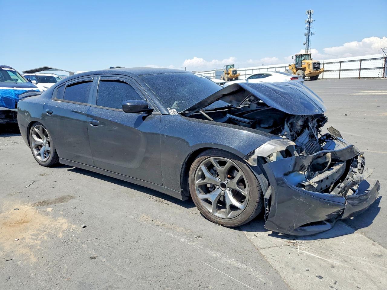 2015 Dodge Charger R/t Charcoal vin: 2C3CDXCT7FH871504