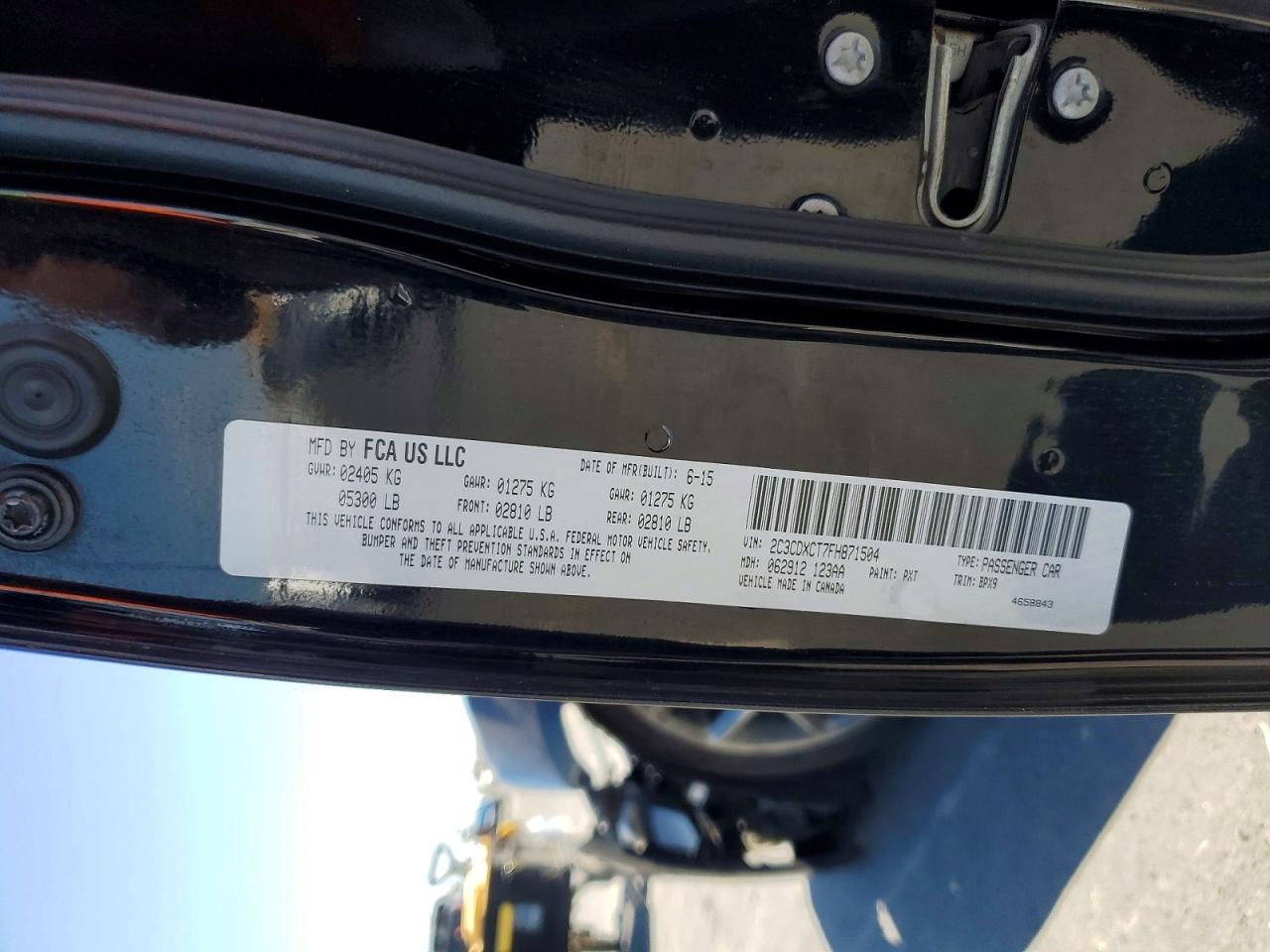2015 Dodge Charger R/t Charcoal vin: 2C3CDXCT7FH871504