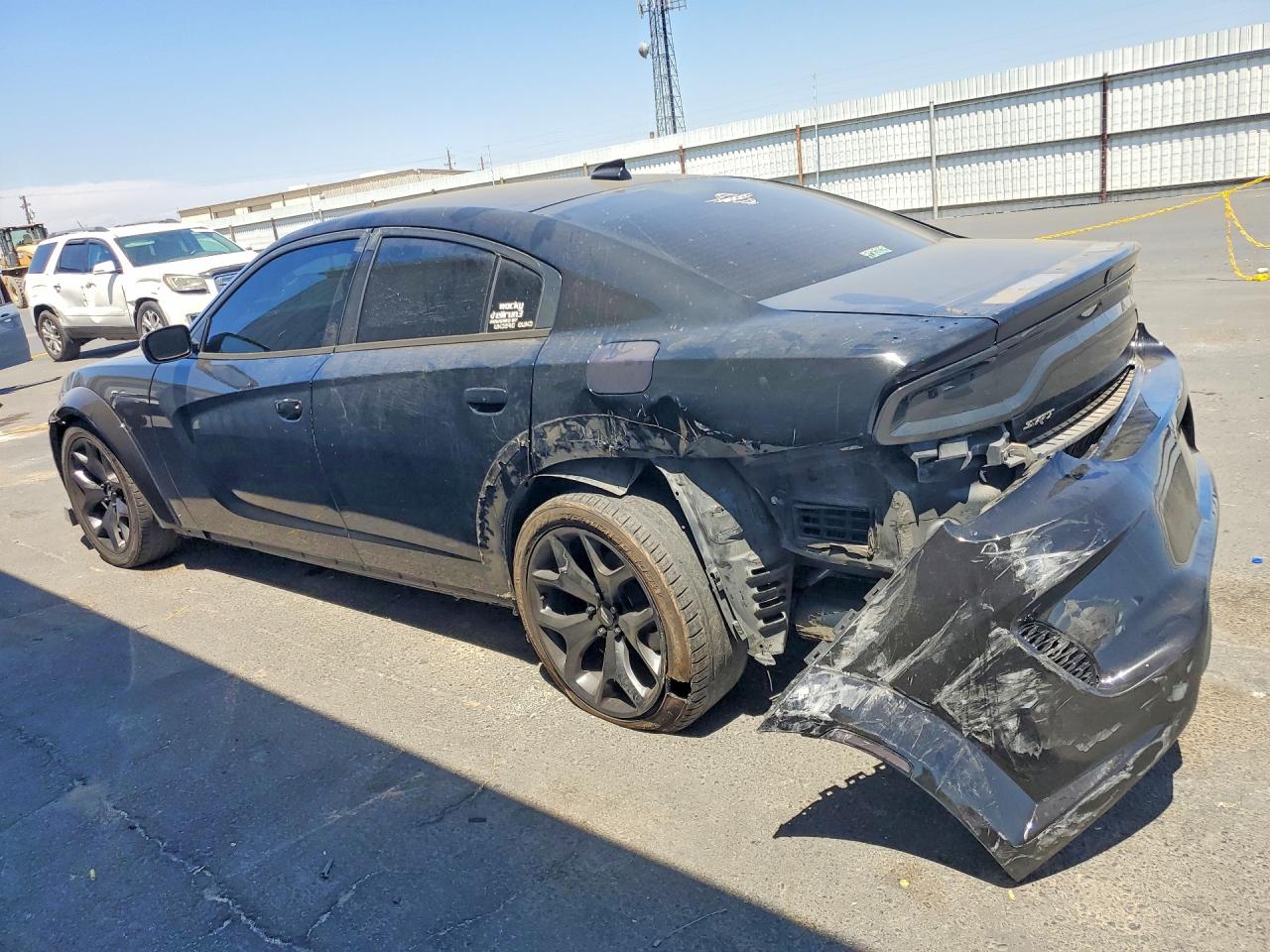 2015 Dodge Charger R/t Black vin: 2C3CDXCT7FH886536