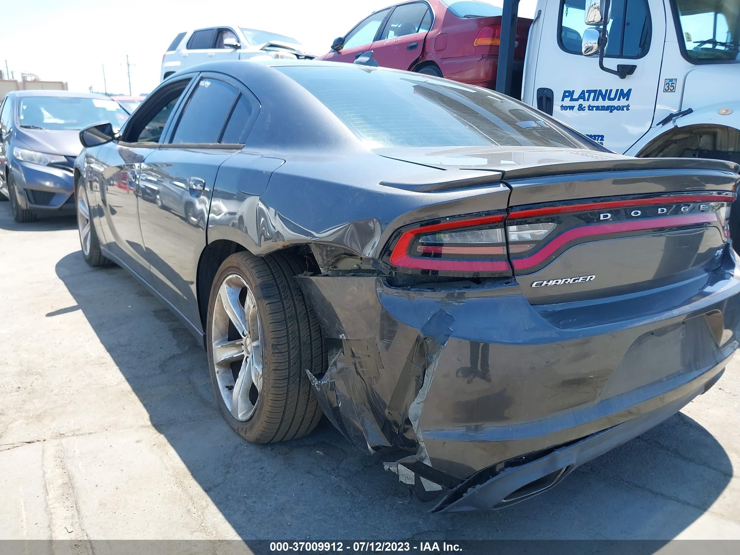 2016 Dodge Charger R/t Серый vin: 2C3CDXCT7GH233027