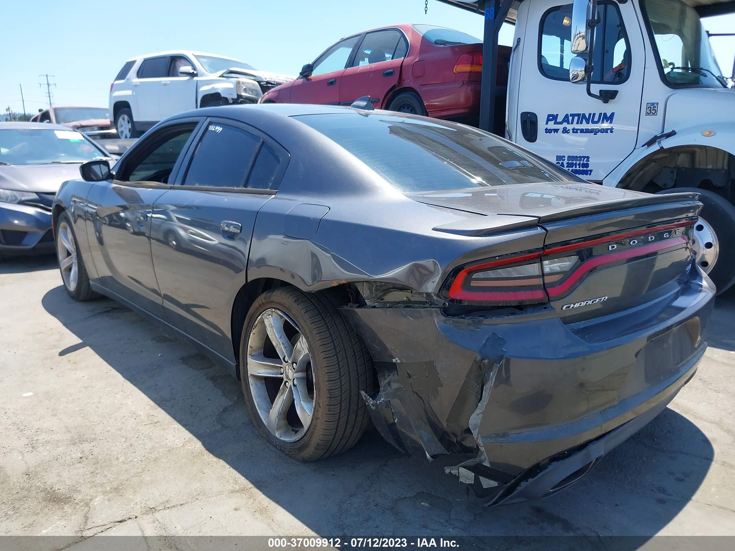 2016 Dodge Charger R/t Серый vin: 2C3CDXCT7GH233027