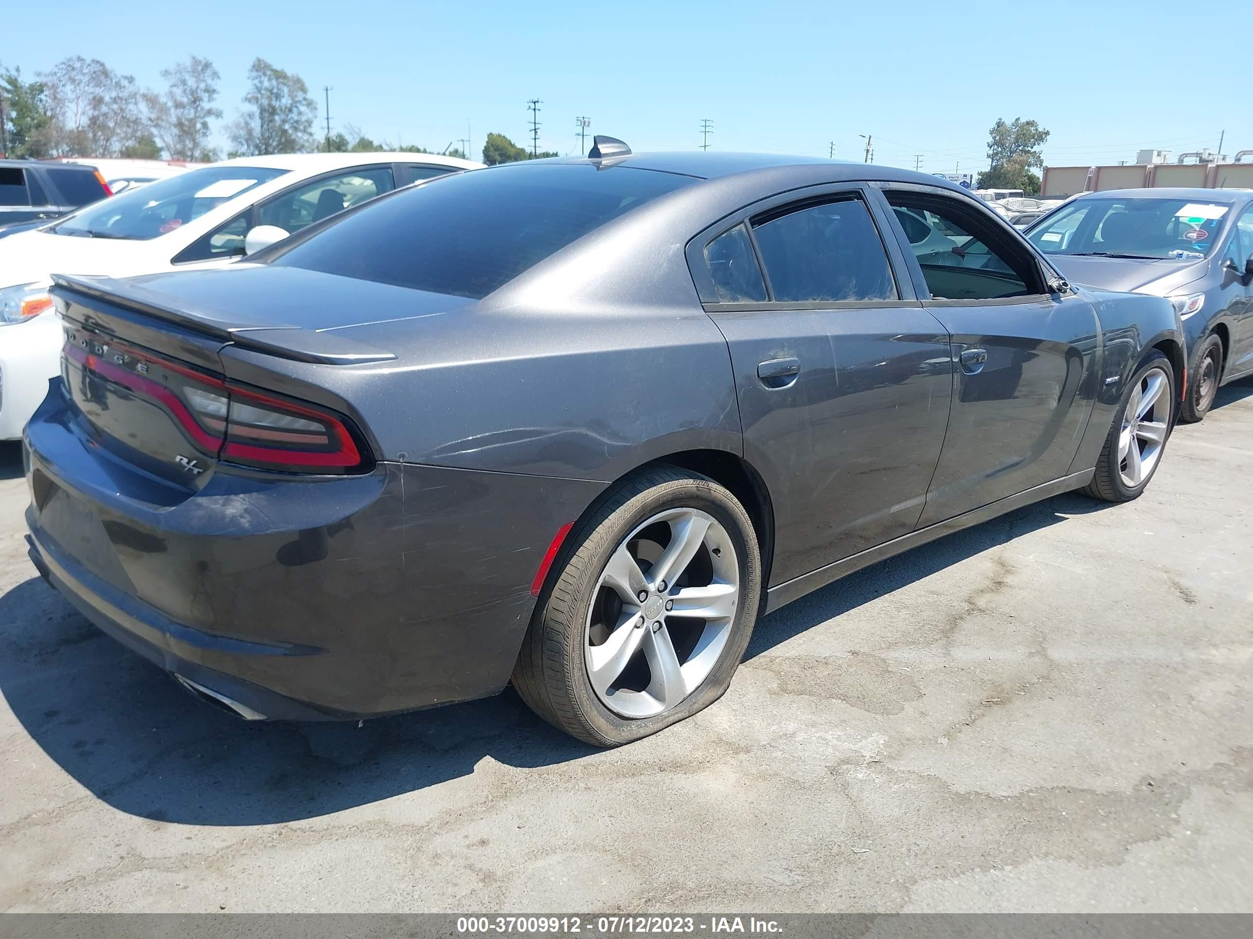 2016 Dodge Charger R/t Серый vin: 2C3CDXCT7GH233027