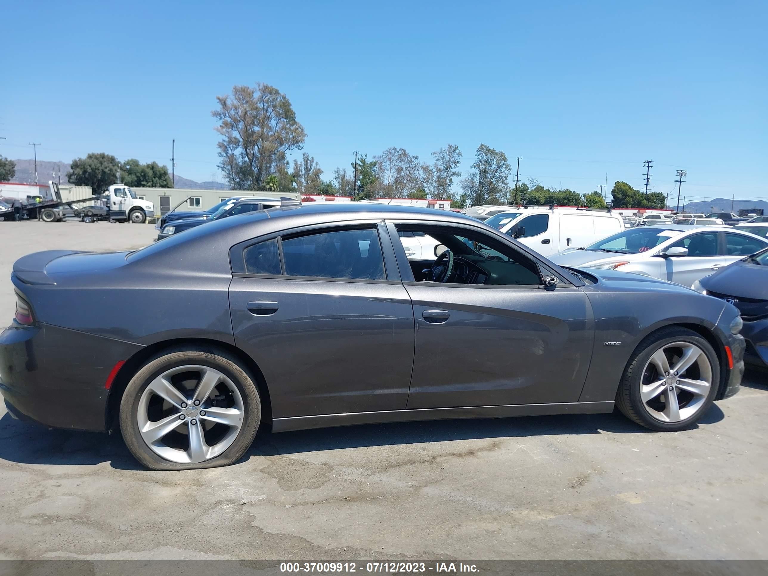 2016 Dodge Charger R/t Серый vin: 2C3CDXCT7GH233027