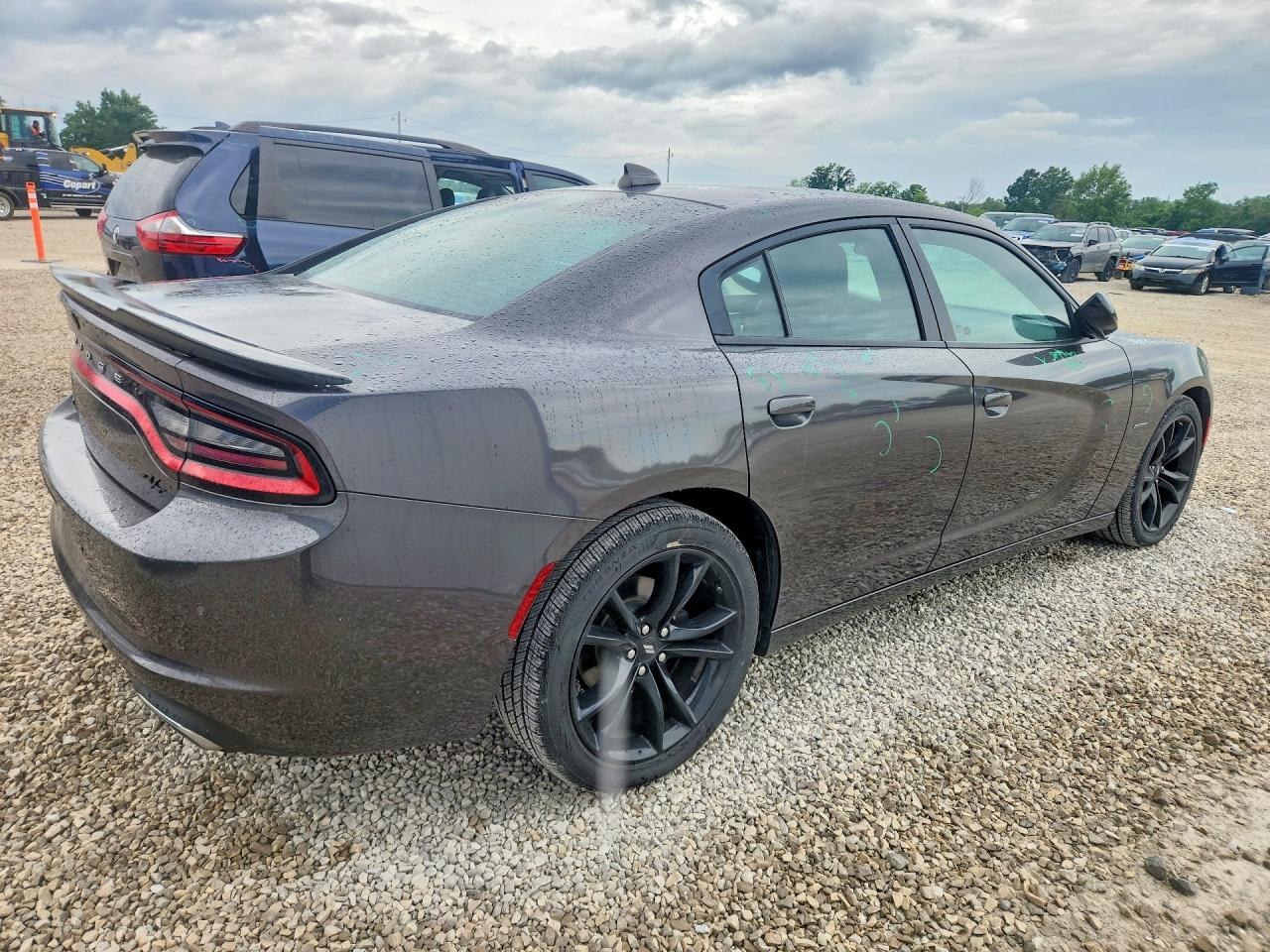2018 Dodge Charger R Charcoal vin: 2C3CDXCT7JH135266