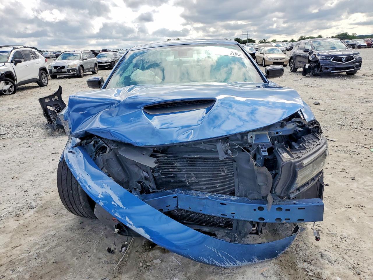 2020 Dodge Charger R Blue vin: 2C3CDXCT7LH228601