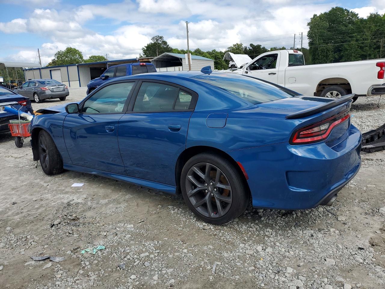 2020 Dodge Charger R Blue vin: 2C3CDXCT7LH228601
