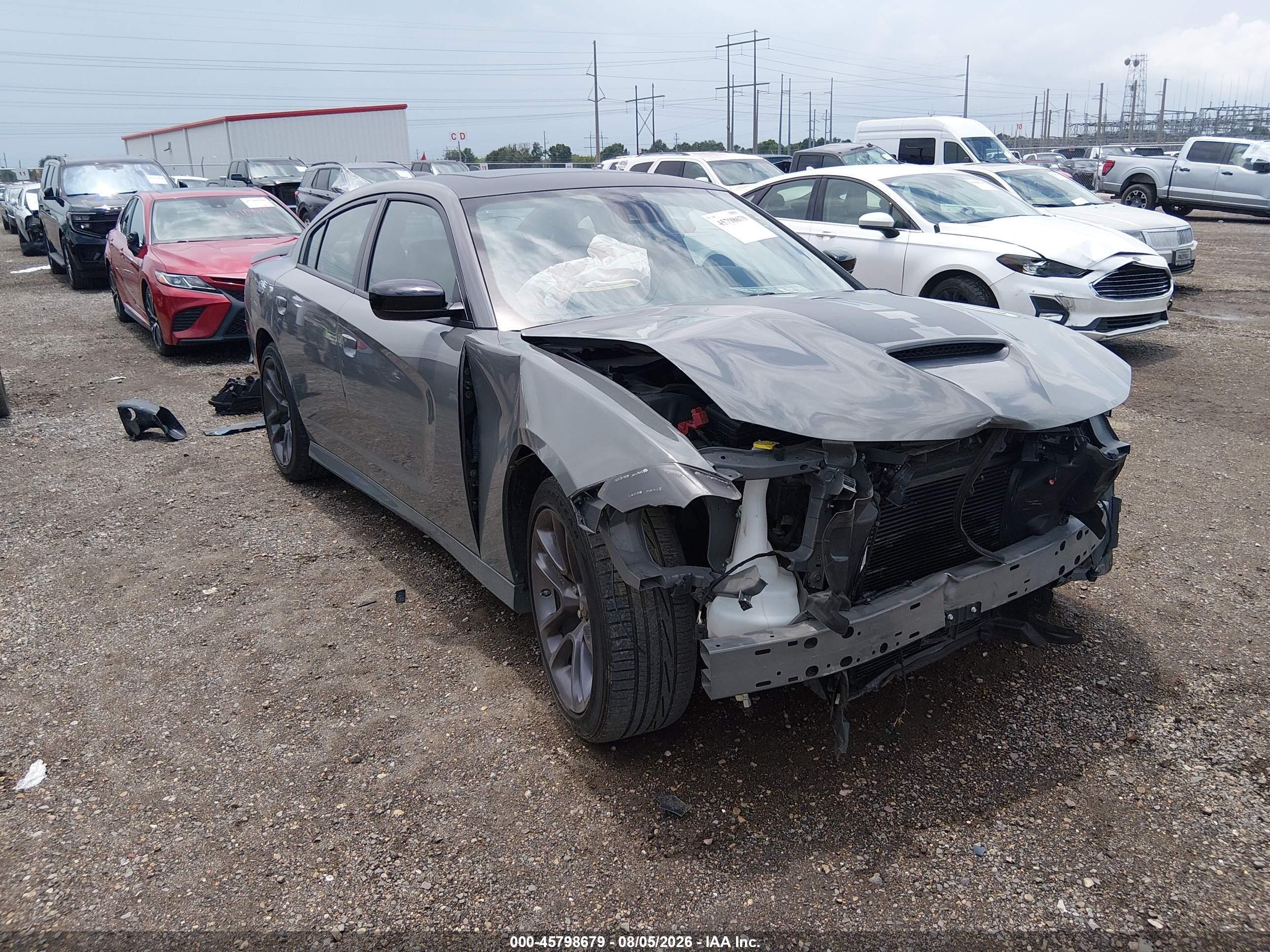2023 Dodge Charger R/t Gray vin: 2C3CDXCT7PH651331