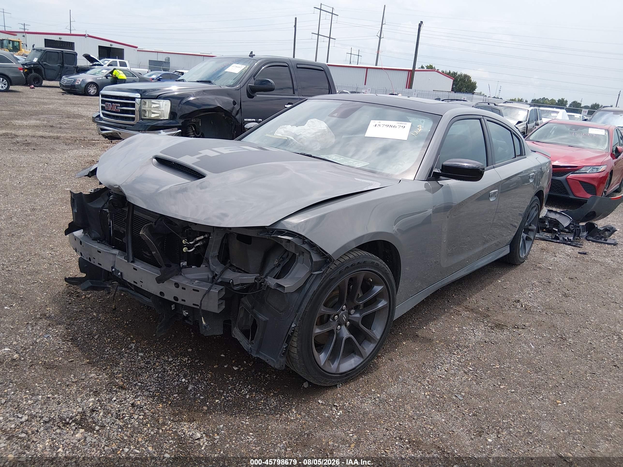 2023 Dodge Charger R/t Gray vin: 2C3CDXCT7PH651331