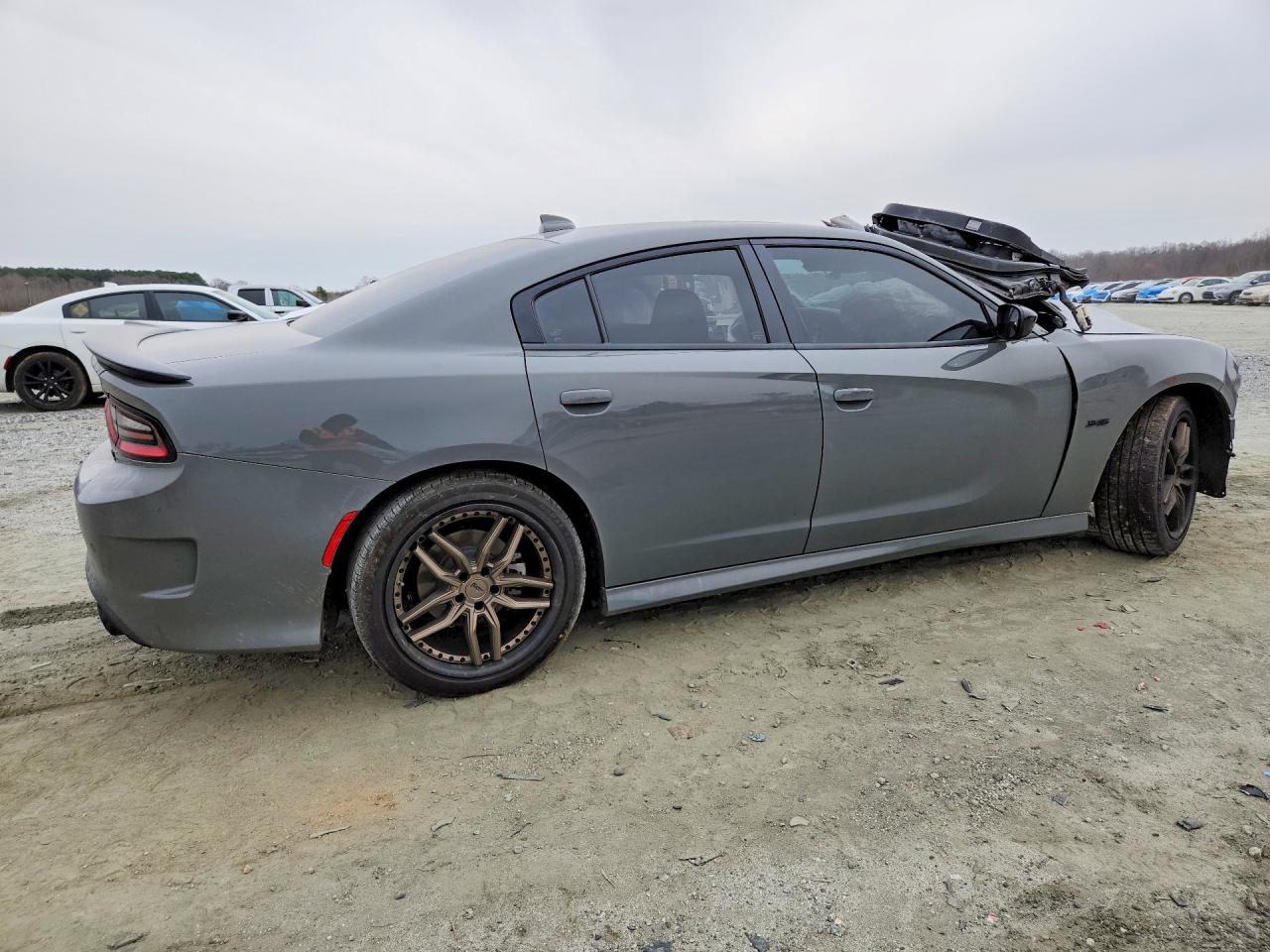 2023 Dodge Charger R Gray vin: 2C3CDXCT7PH703671