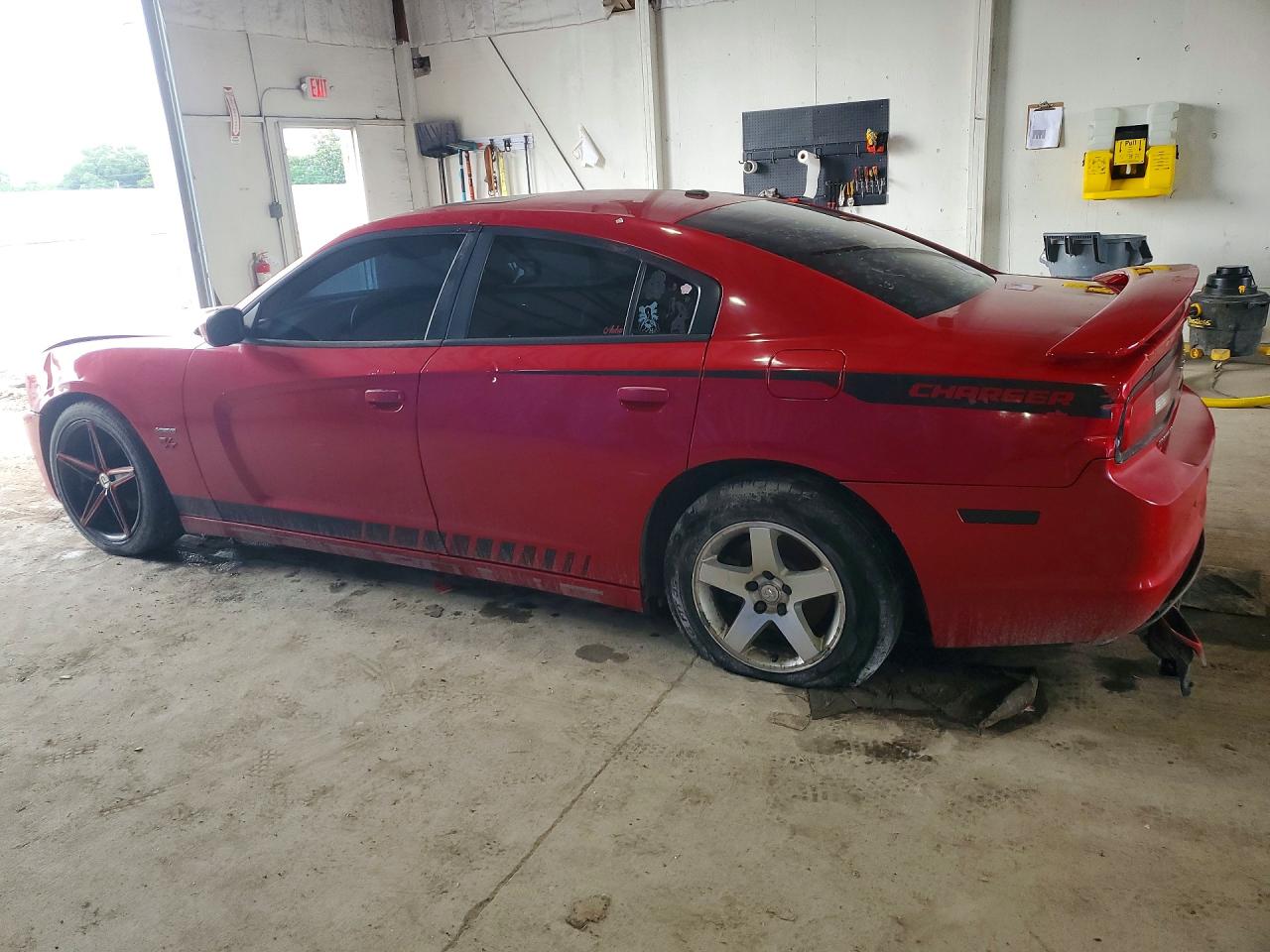 2012 Dodge Charger R/t Red vin: 2C3CDXCT8CH142214