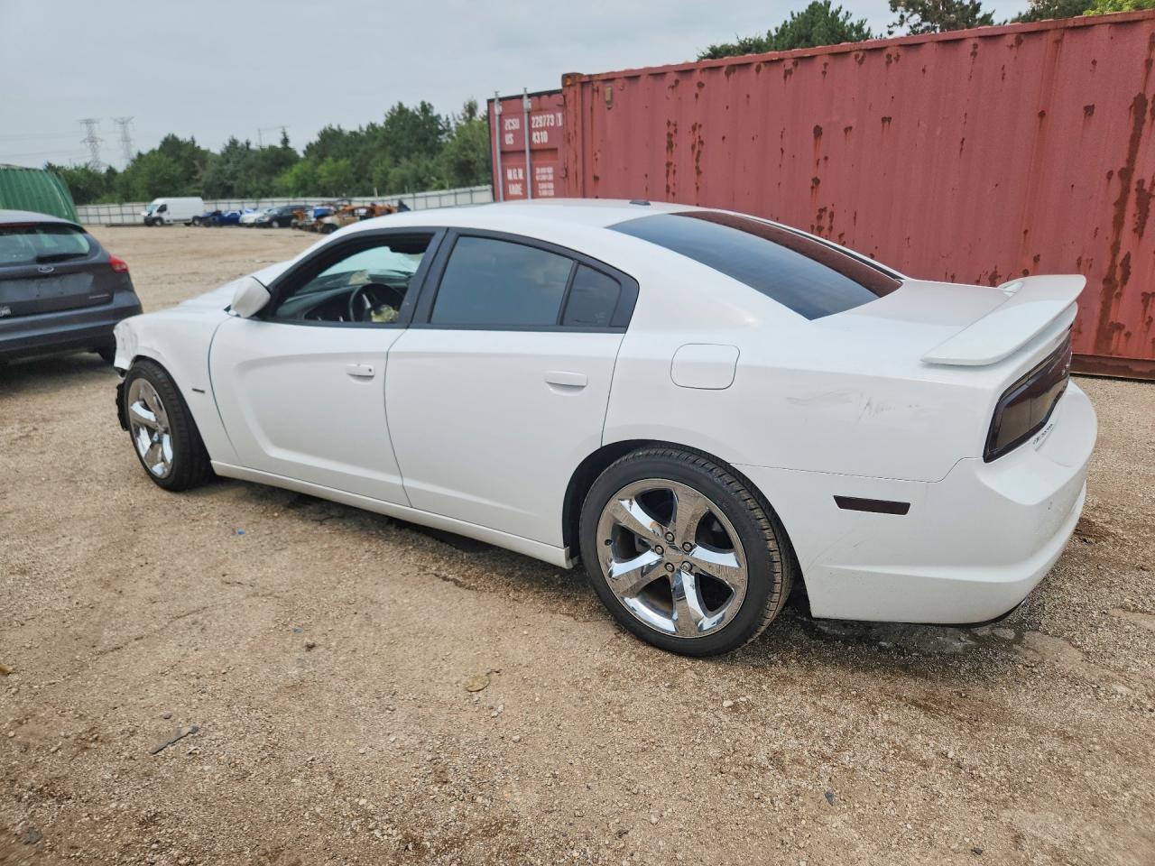 2012 Dodge Charger R/t White vin: 2C3CDXCT8CH178176