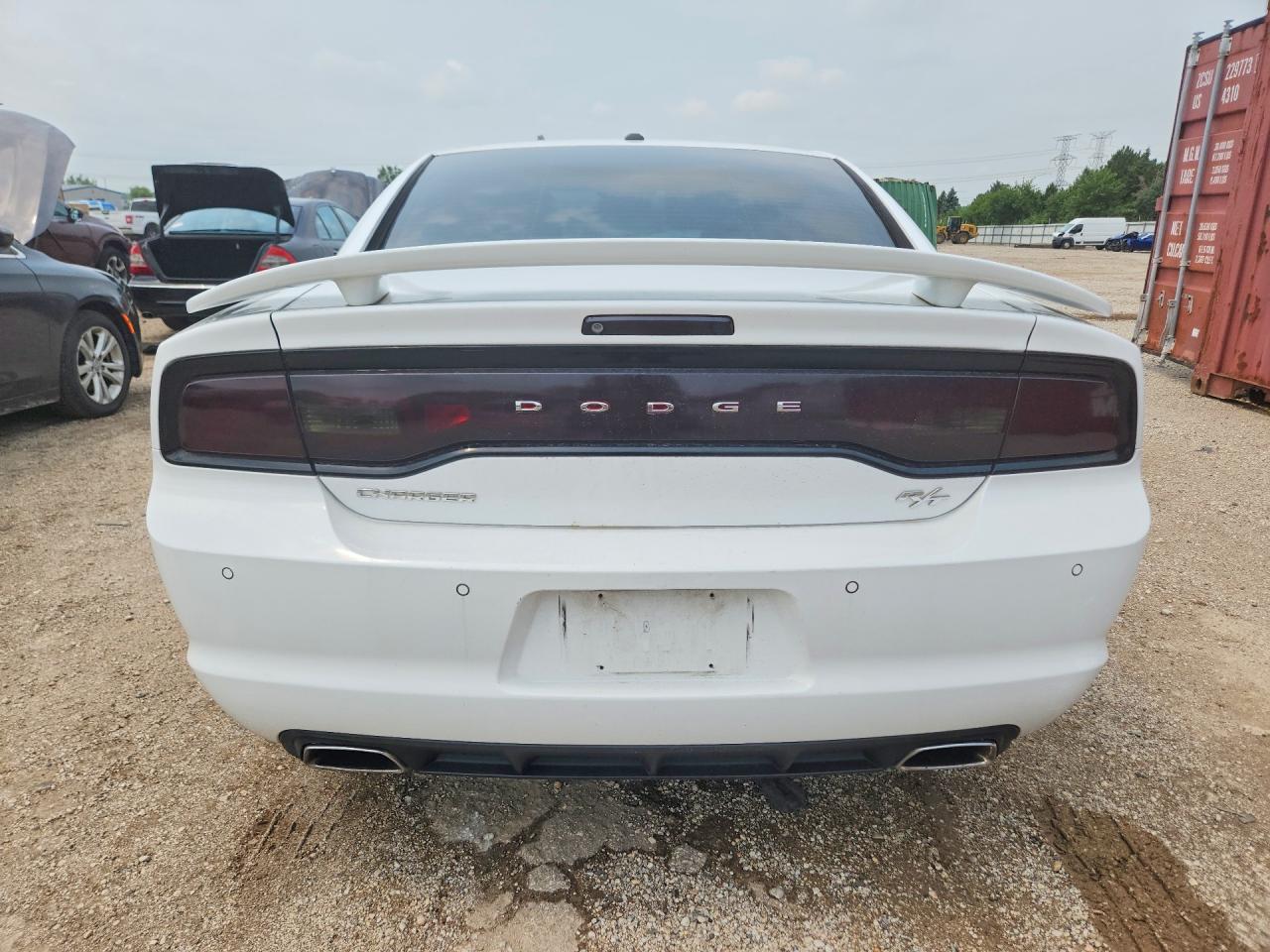 2012 Dodge Charger R/t White vin: 2C3CDXCT8CH178176