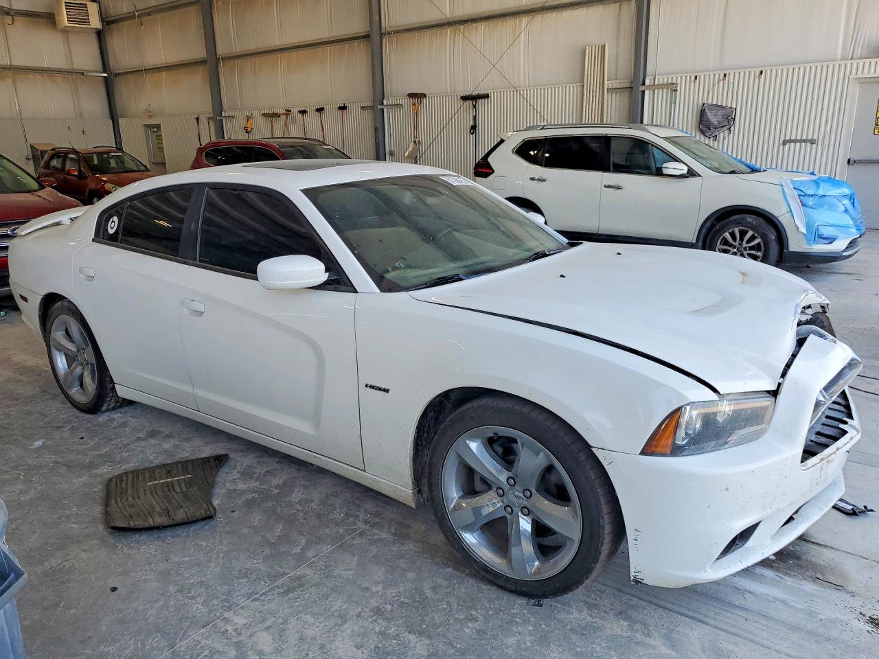 2012 Dodge Charger R/t White vin: 2C3CDXCT8CH302978