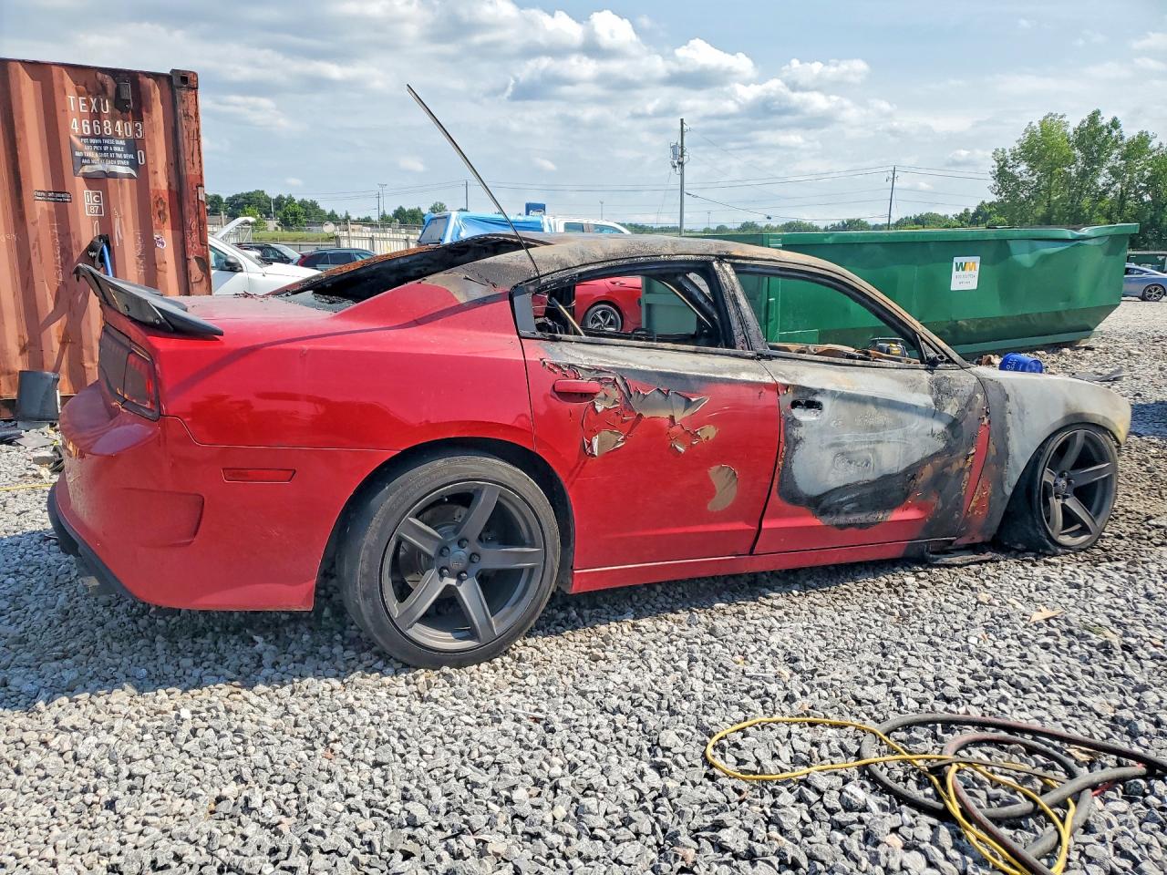 2013 Dodge Charger R/t Red vin: 2C3CDXCT8DH583150
