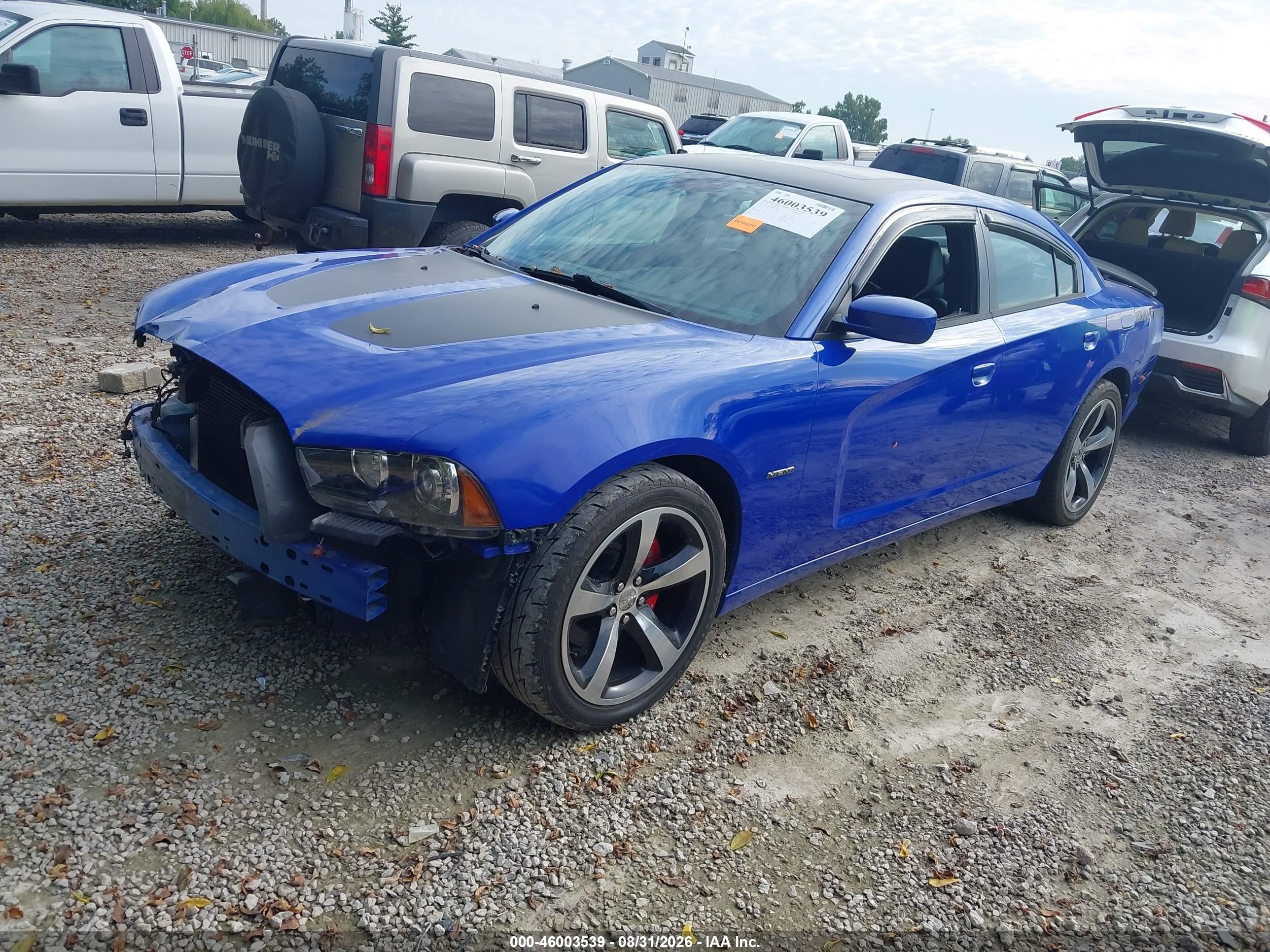 2013 Dodge Charger Road/track Blue vin: 2C3CDXCT8DH682163