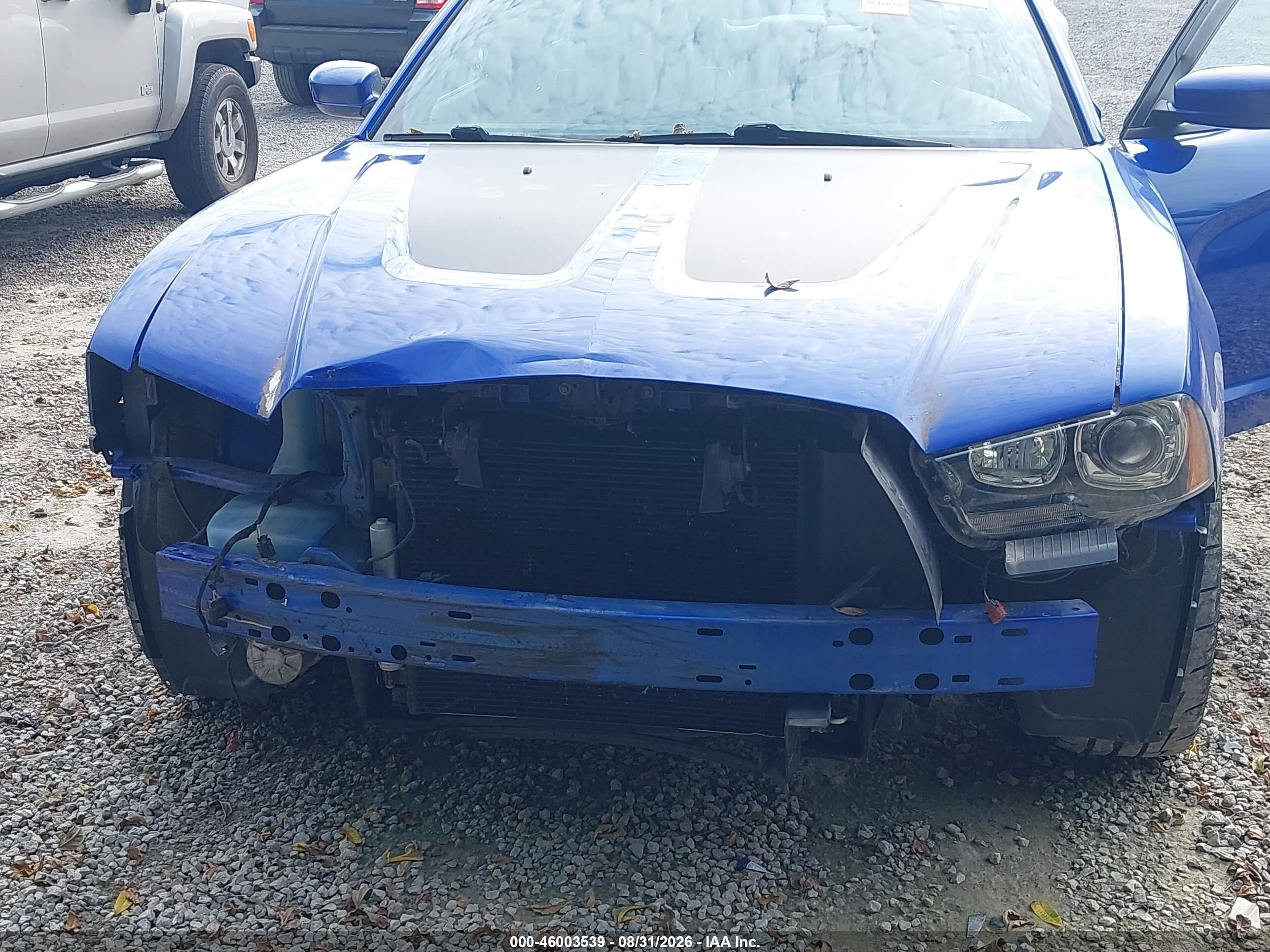2013 Dodge Charger Road/track Blue vin: 2C3CDXCT8DH682163
