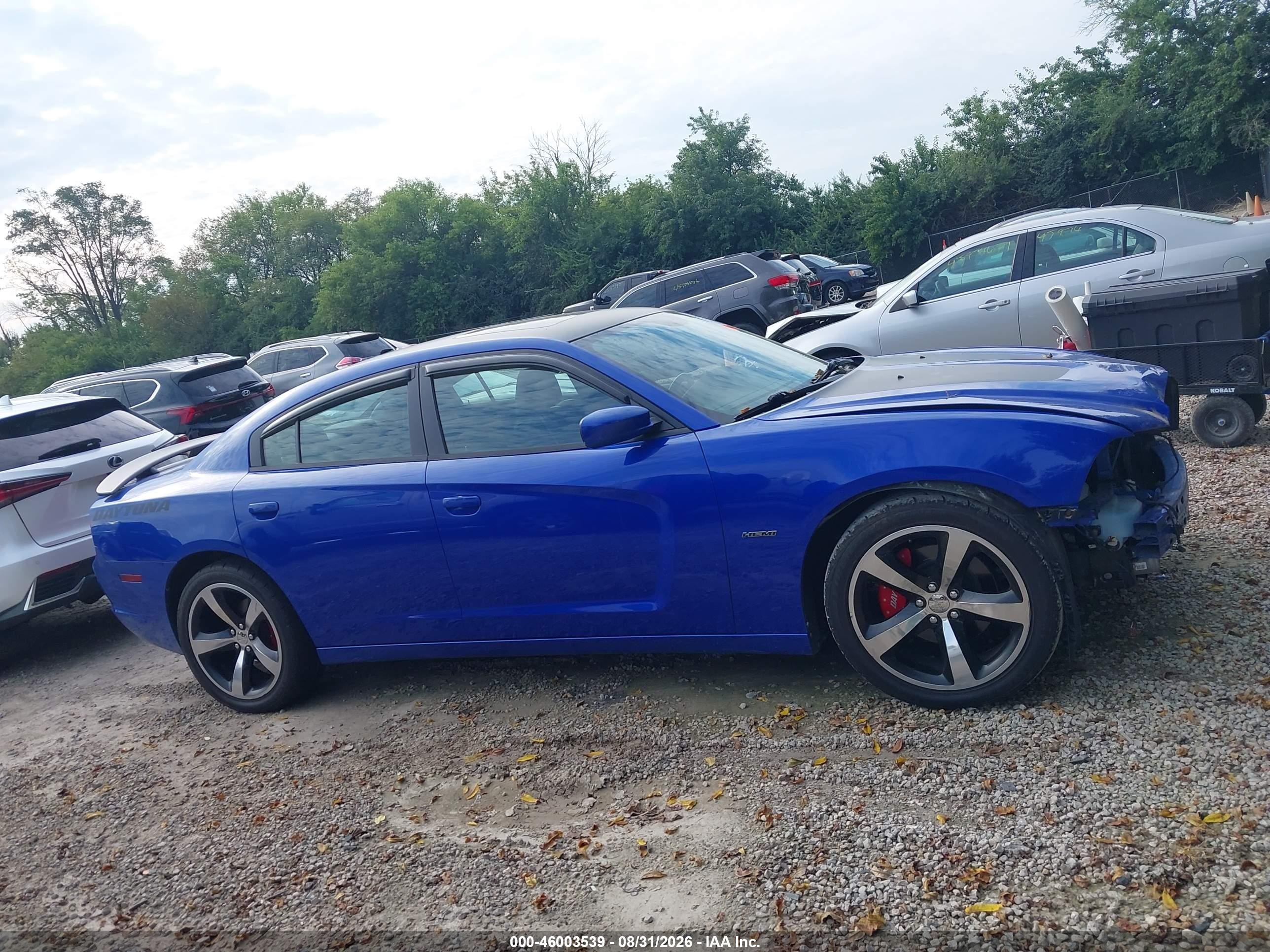 2013 Dodge Charger Road/track Blue vin: 2C3CDXCT8DH682163
