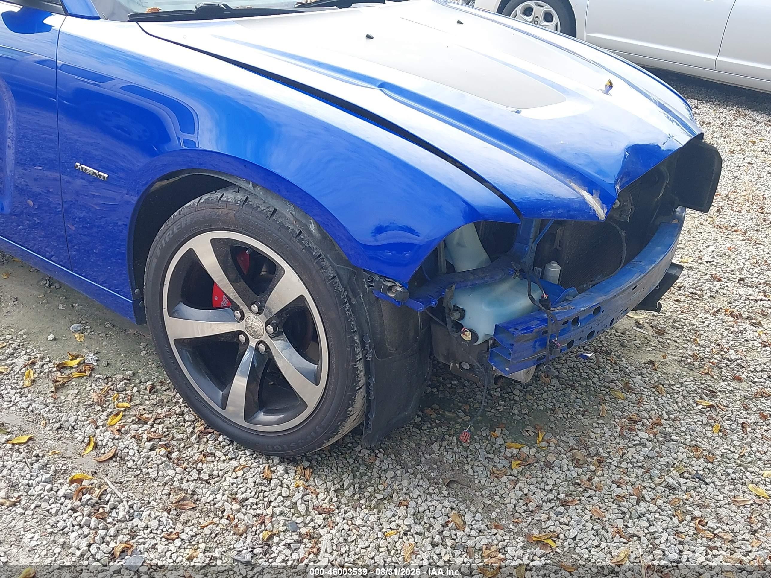 2013 Dodge Charger Road/track Blue vin: 2C3CDXCT8DH682163