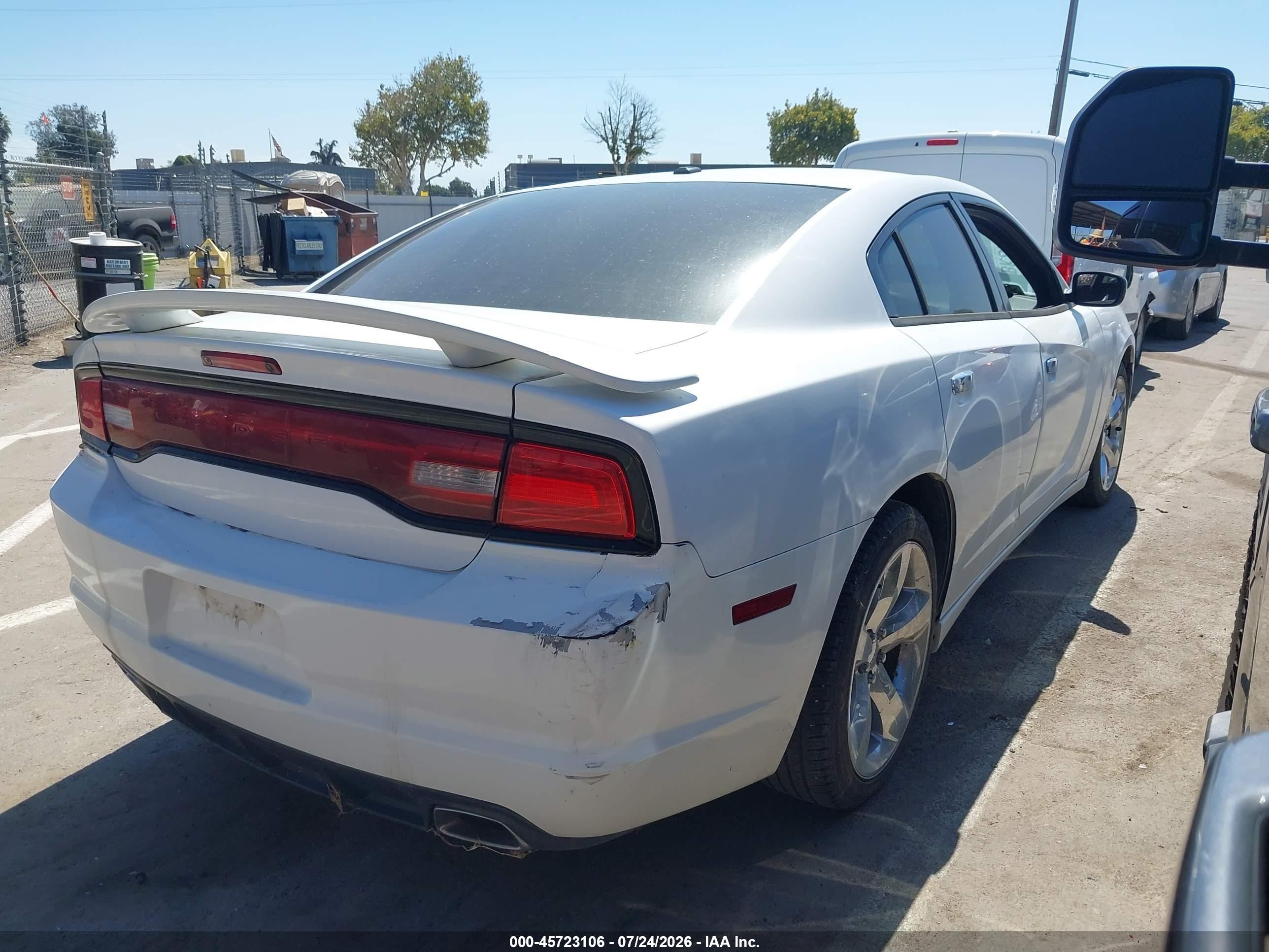 2014 Dodge Charger Road/track Белый vin: 2C3CDXCT8EH138182