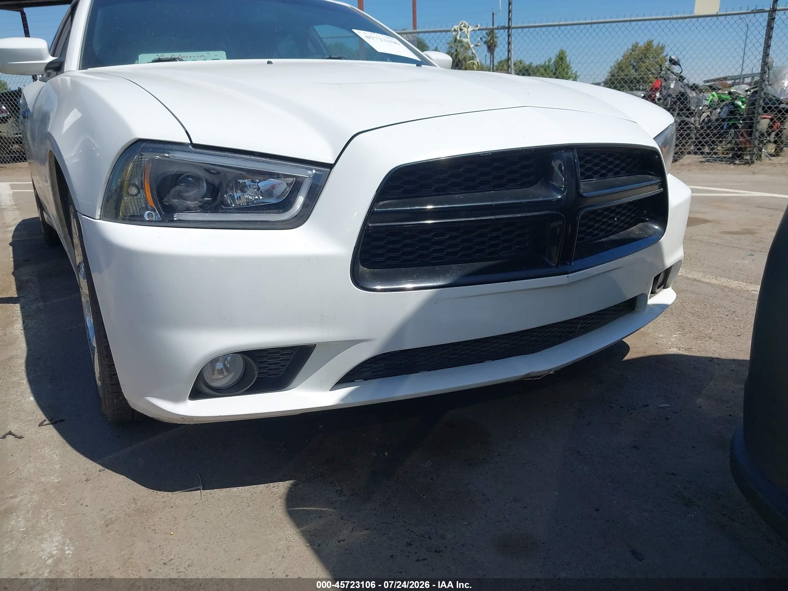 2014 Dodge Charger Road/track Белый vin: 2C3CDXCT8EH138182