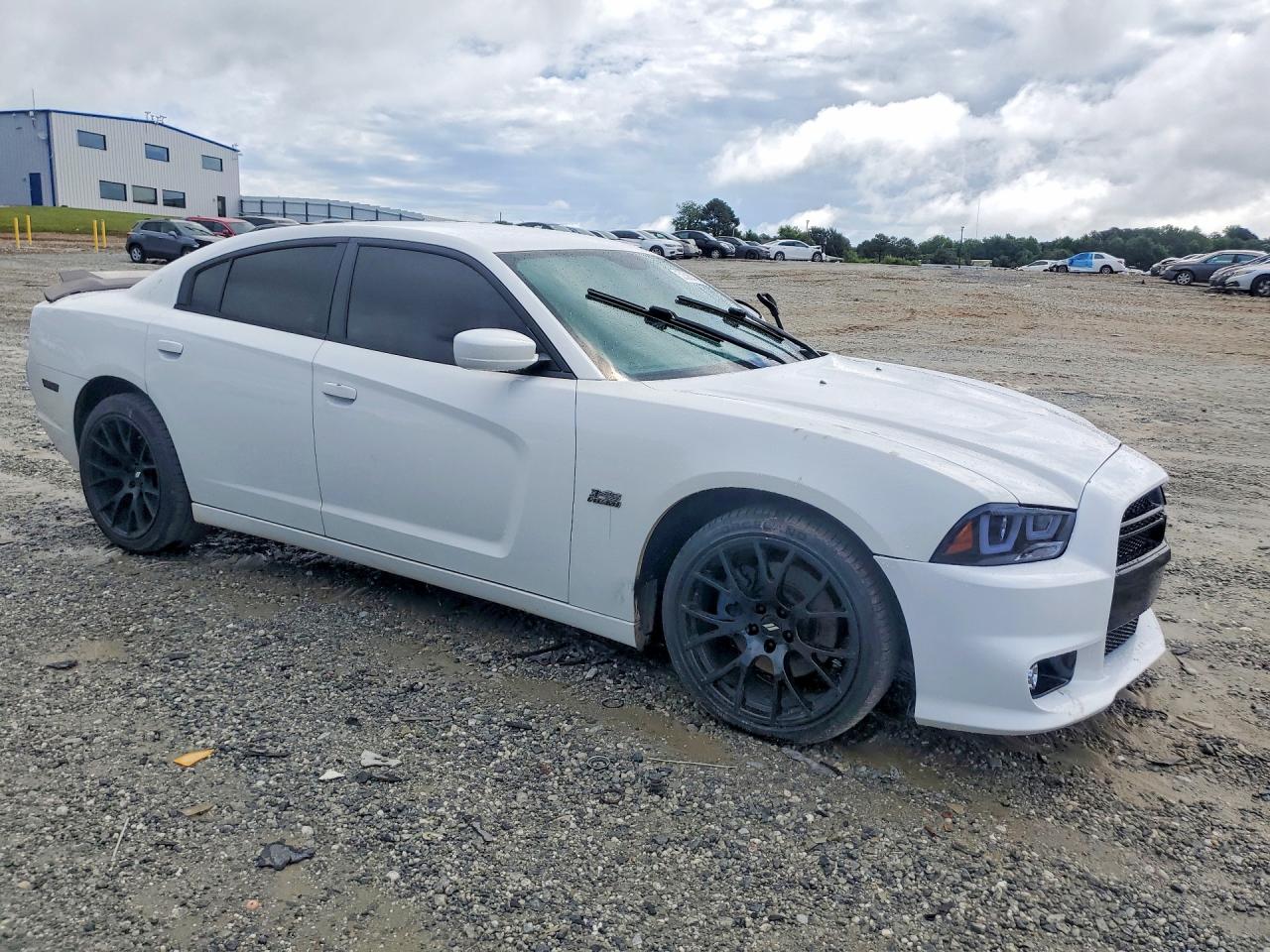 2014 Dodge Charger R White vin: 2C3CDXCT8EH138215
