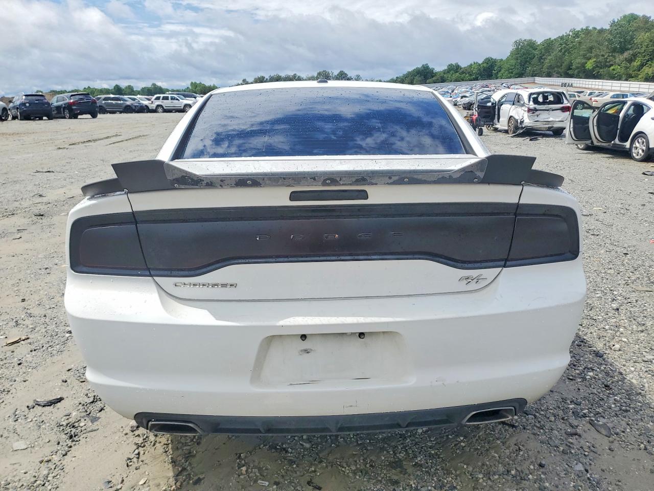 2014 Dodge Charger R White vin: 2C3CDXCT8EH138215