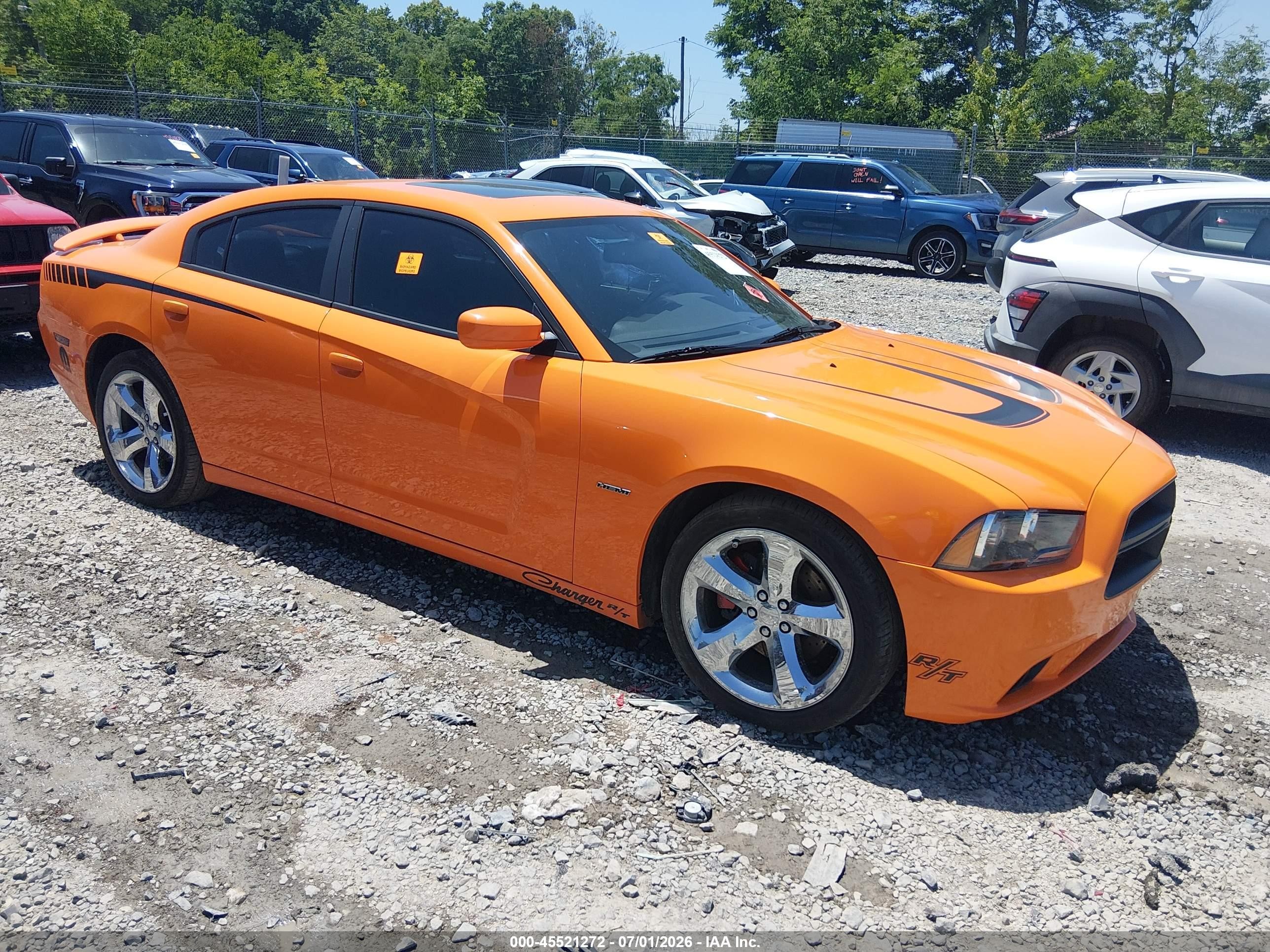 2014 Dodge Charger R/t Orange vin: 2C3CDXCT8EH141227