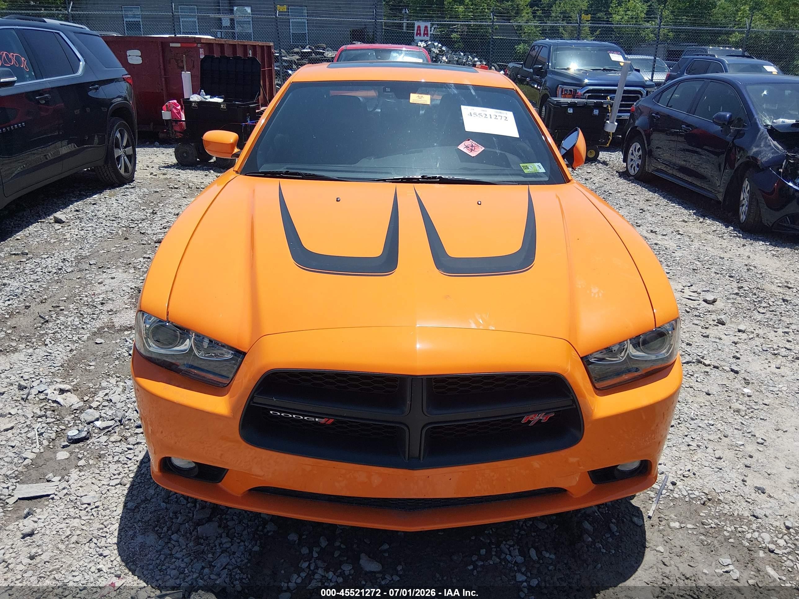 2014 Dodge Charger R/t Orange vin: 2C3CDXCT8EH141227