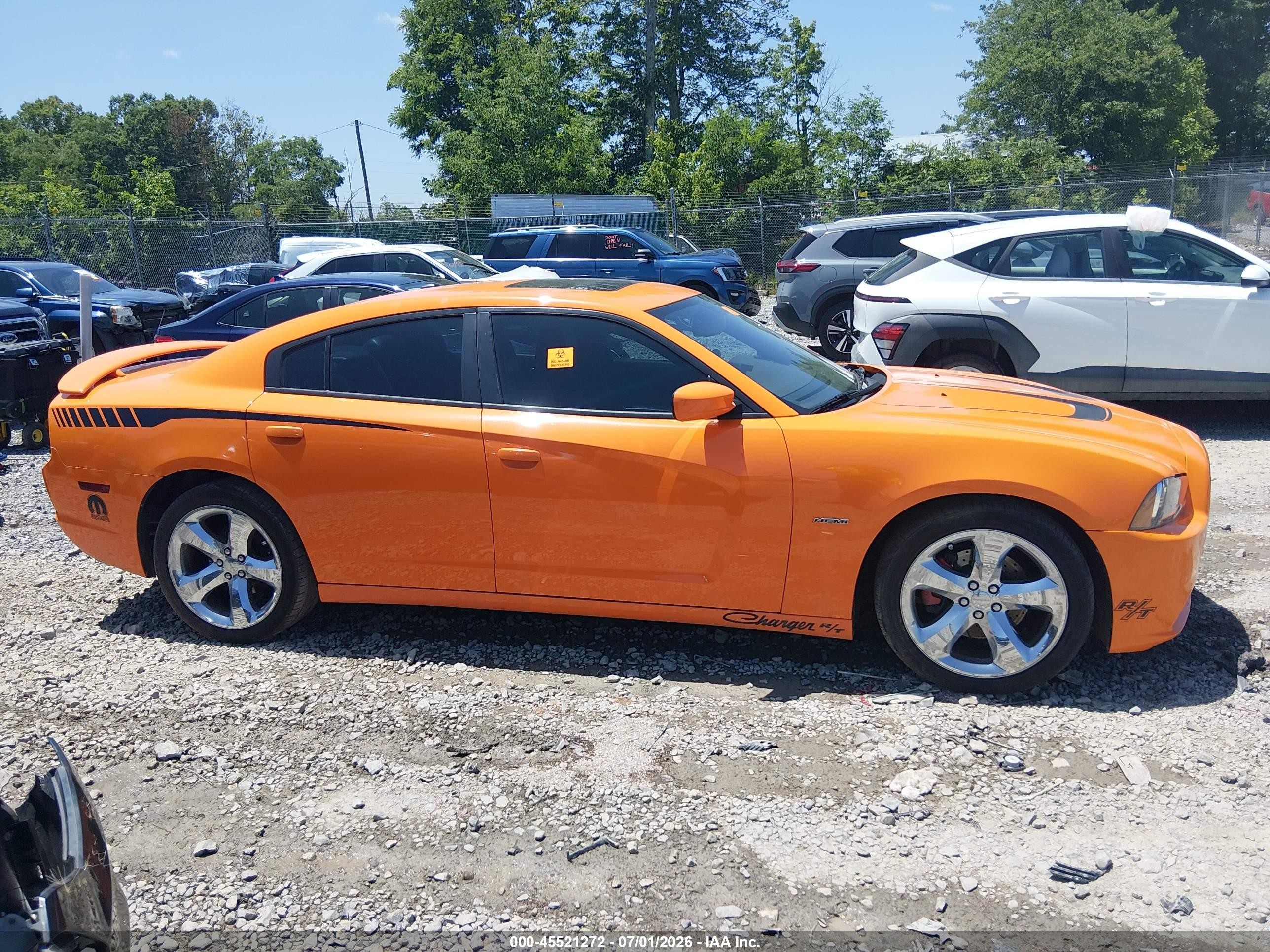 2014 Dodge Charger R/t Orange vin: 2C3CDXCT8EH141227