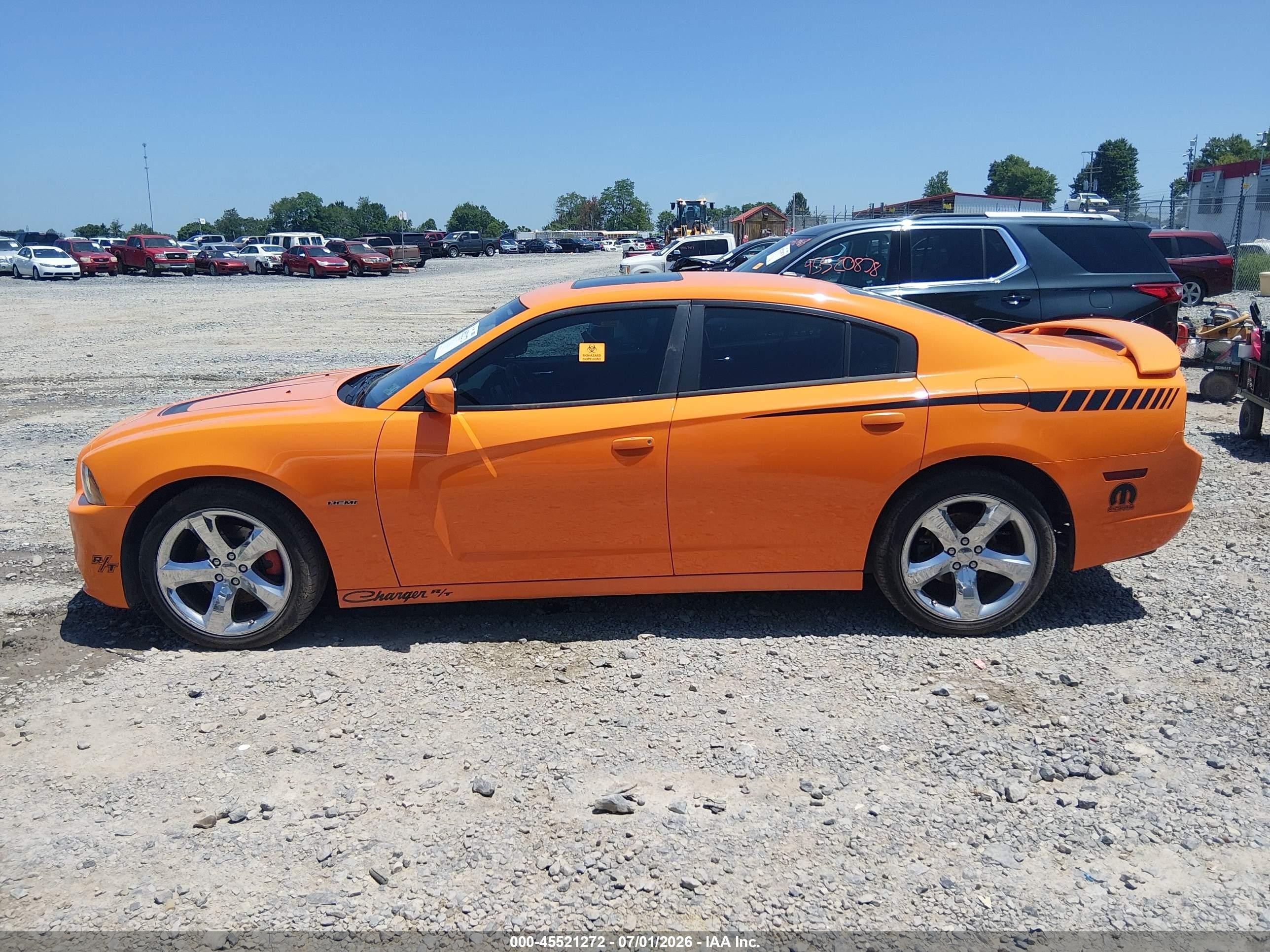 2014 Dodge Charger R/t Orange vin: 2C3CDXCT8EH141227
