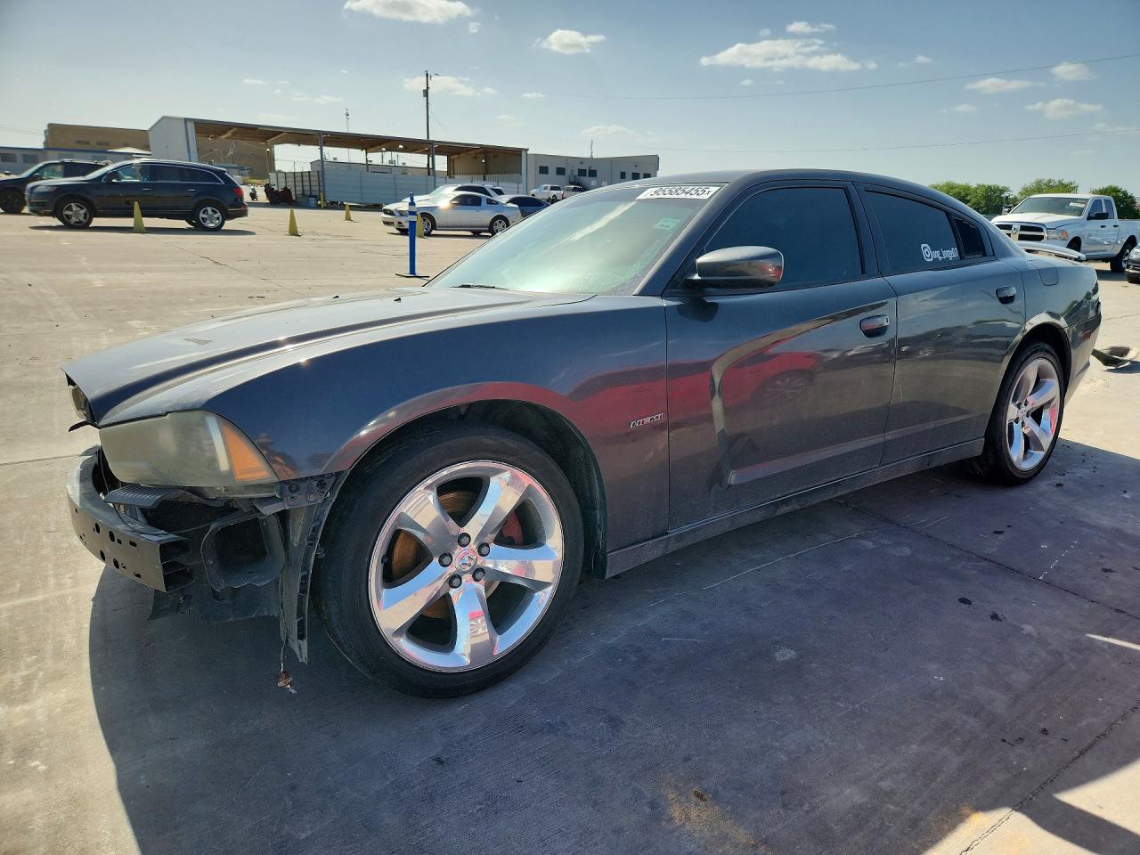 2014 Dodge Charger R Gray vin: 2C3CDXCT8EH167682