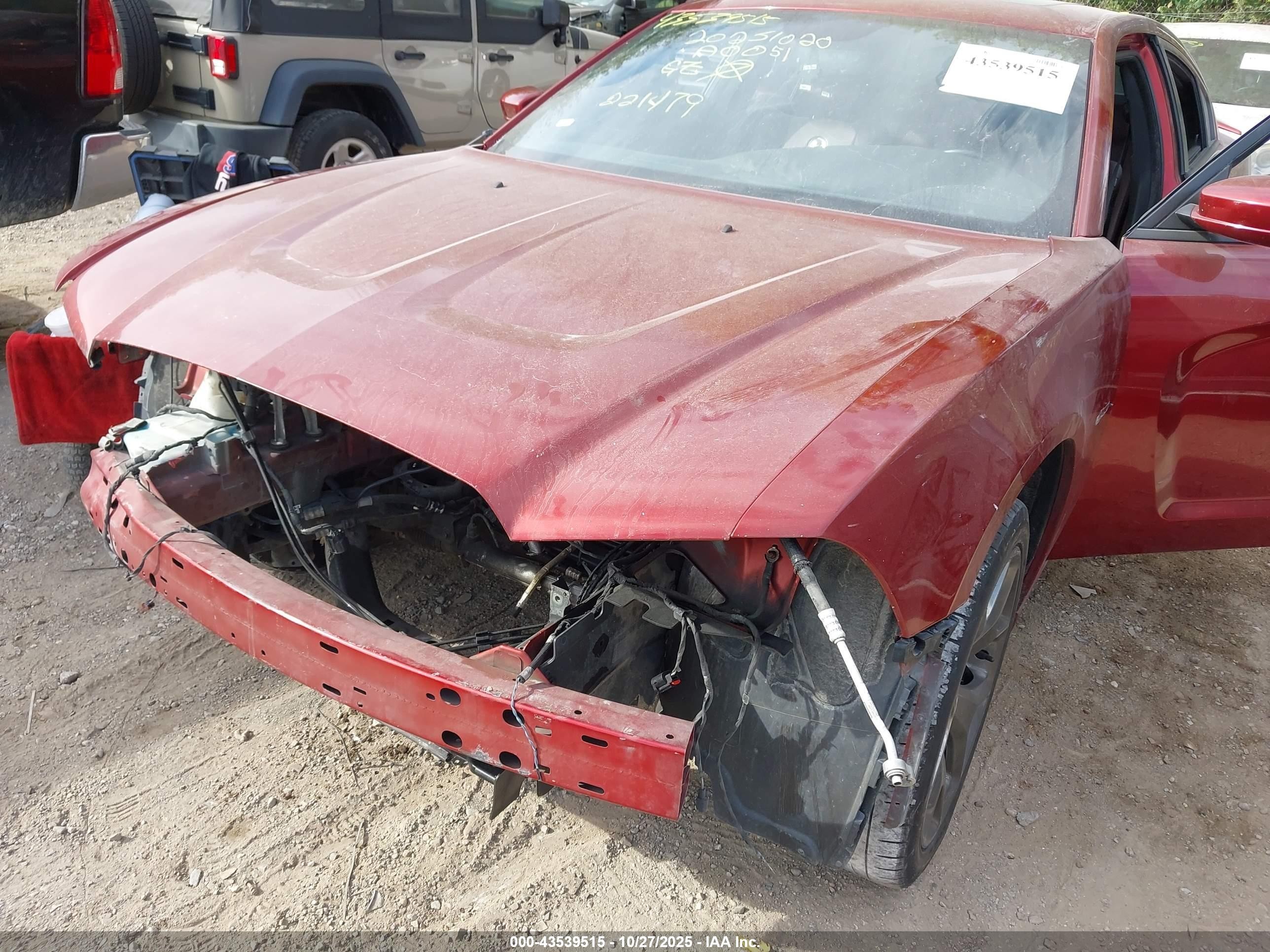 2014 Dodge Charger R/t 100th Anniversary Red vin: 2C3CDXCT8EH221479