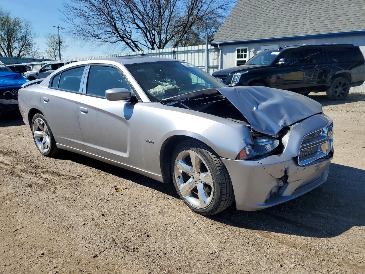 2014 Dodge Charger R Silver vin: 2C3CDXCT8EH241702