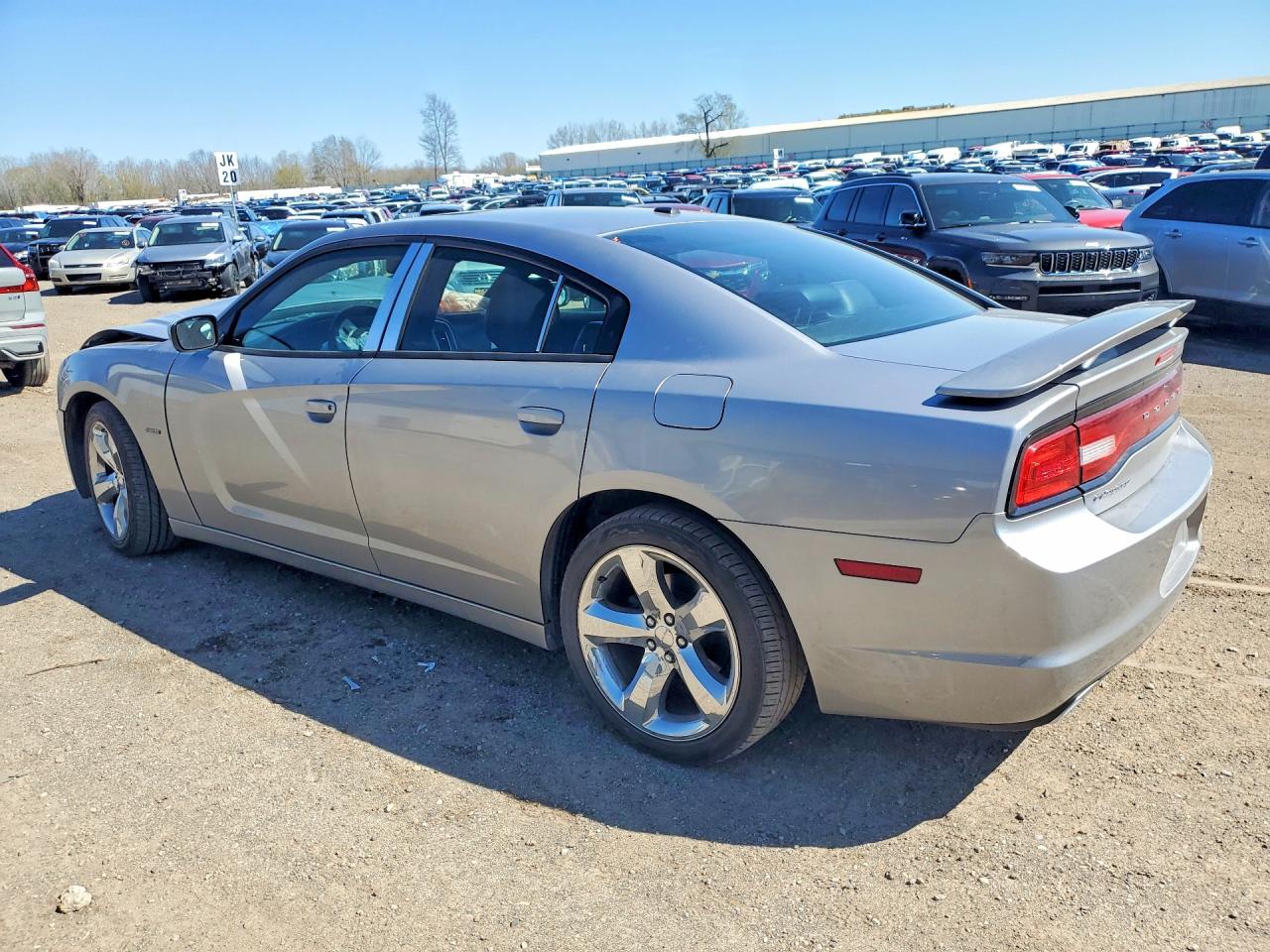 2014 Dodge Charger R Silver vin: 2C3CDXCT8EH241702