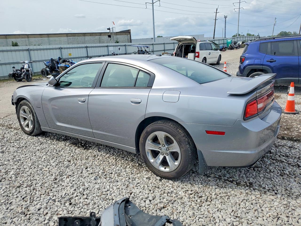 2014 Dodge Charger R/t Gray vin: 2C3CDXCT8EH326698