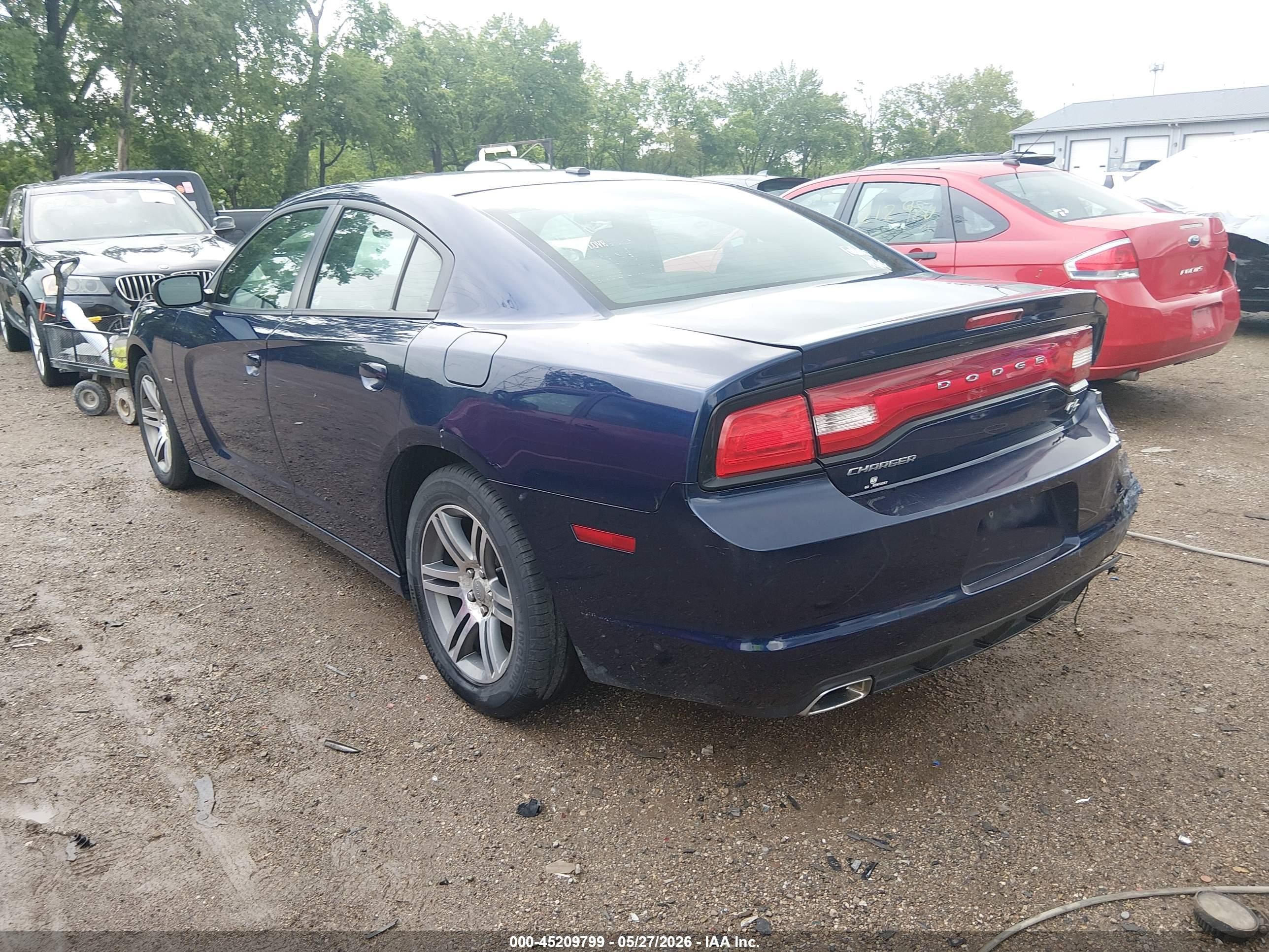 2014 Dodge Charger R/t Синий vin: 2C3CDXCT8EH368918