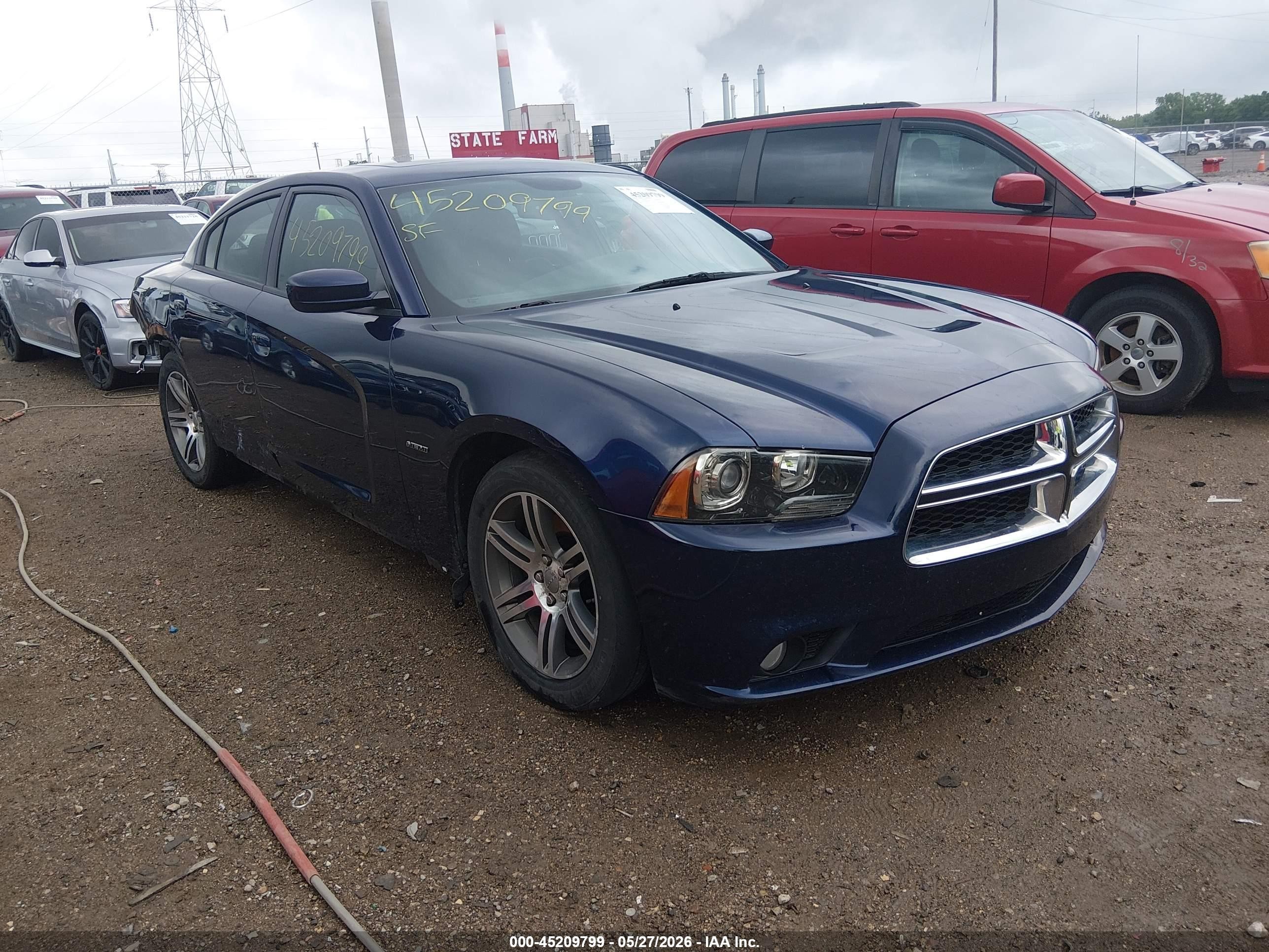 2014 Dodge Charger R/t Синий vin: 2C3CDXCT8EH368918
