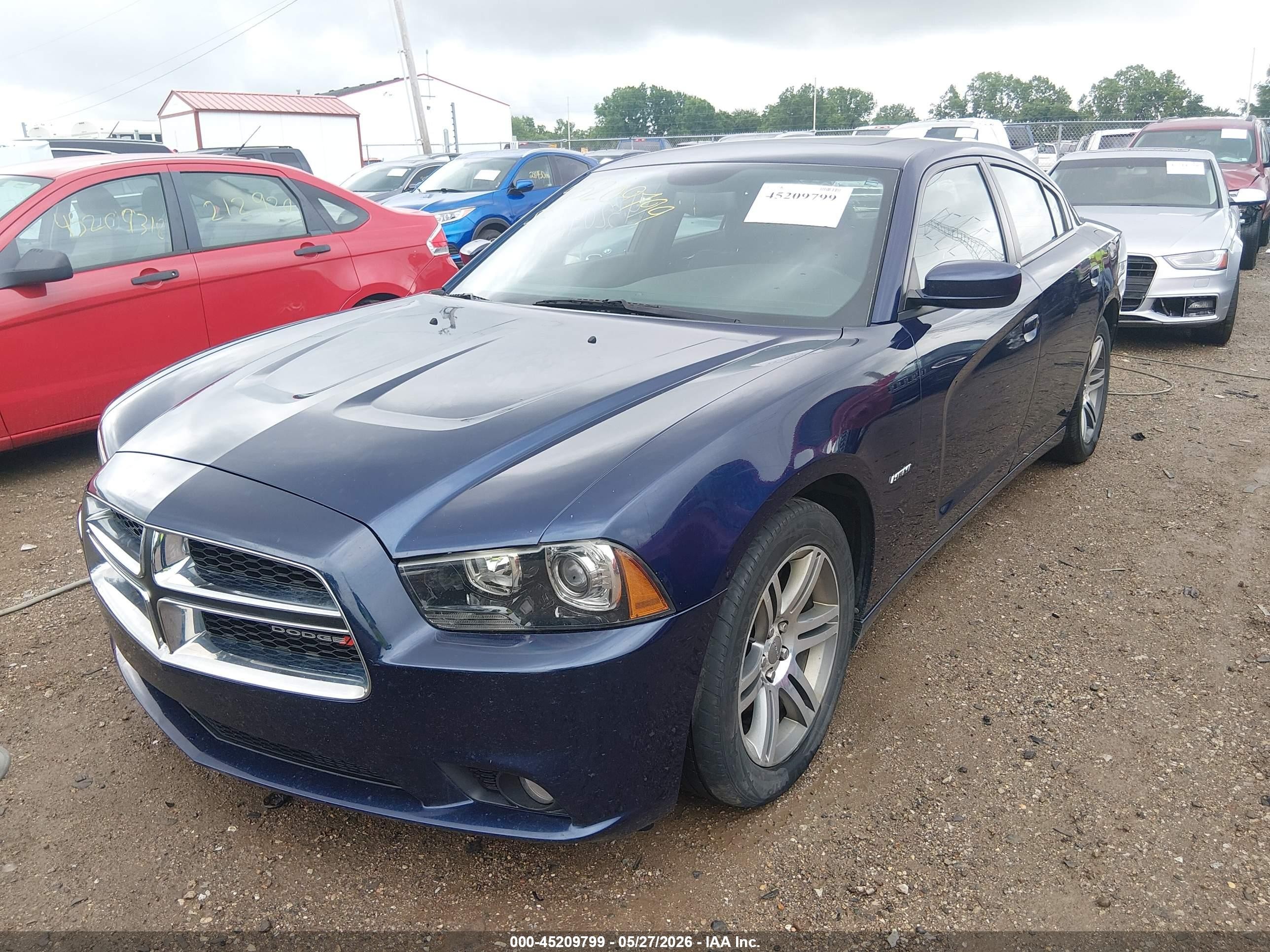 2014 Dodge Charger R/t Синий vin: 2C3CDXCT8EH368918
