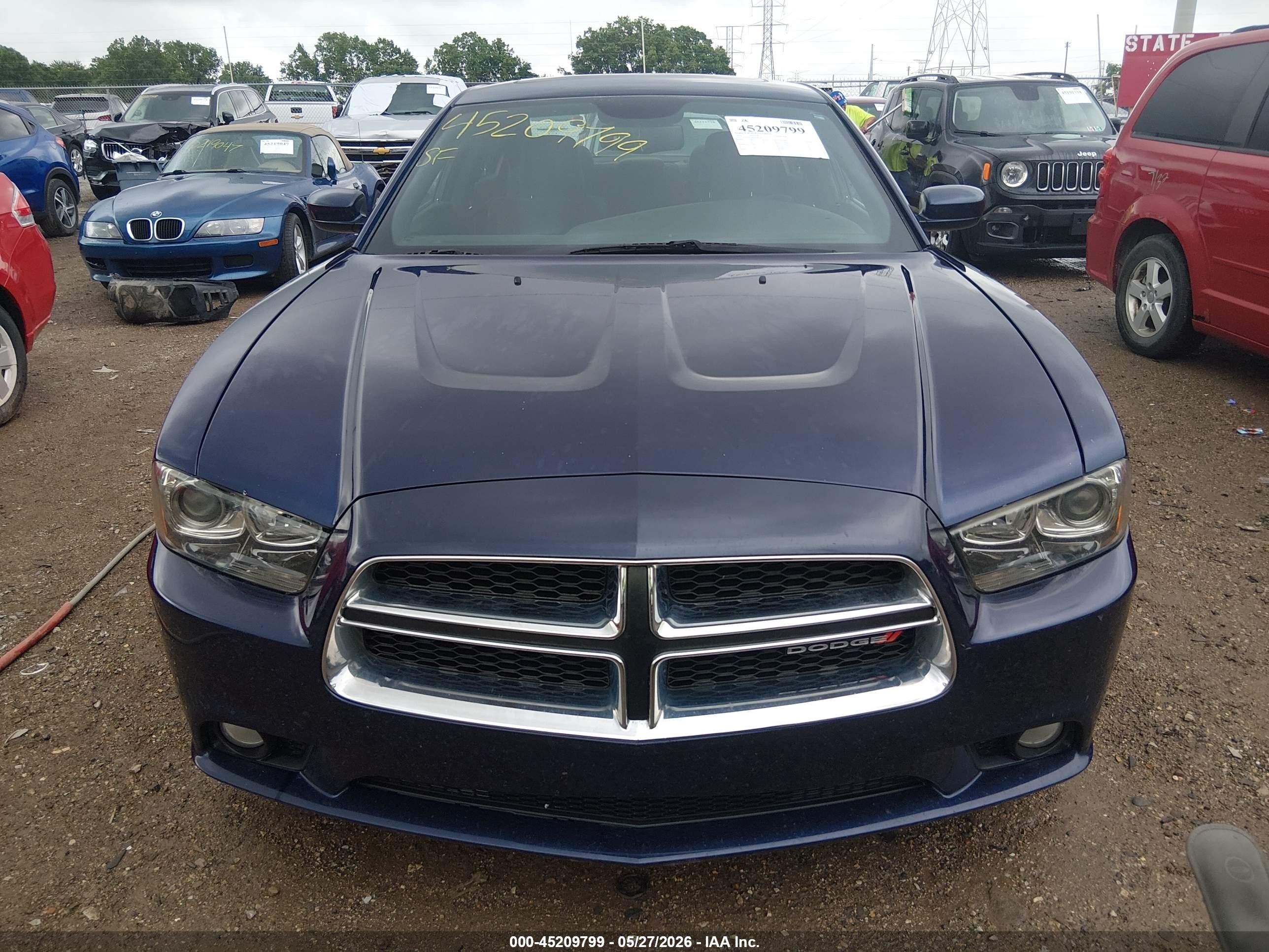 2014 Dodge Charger R/t Синий vin: 2C3CDXCT8EH368918