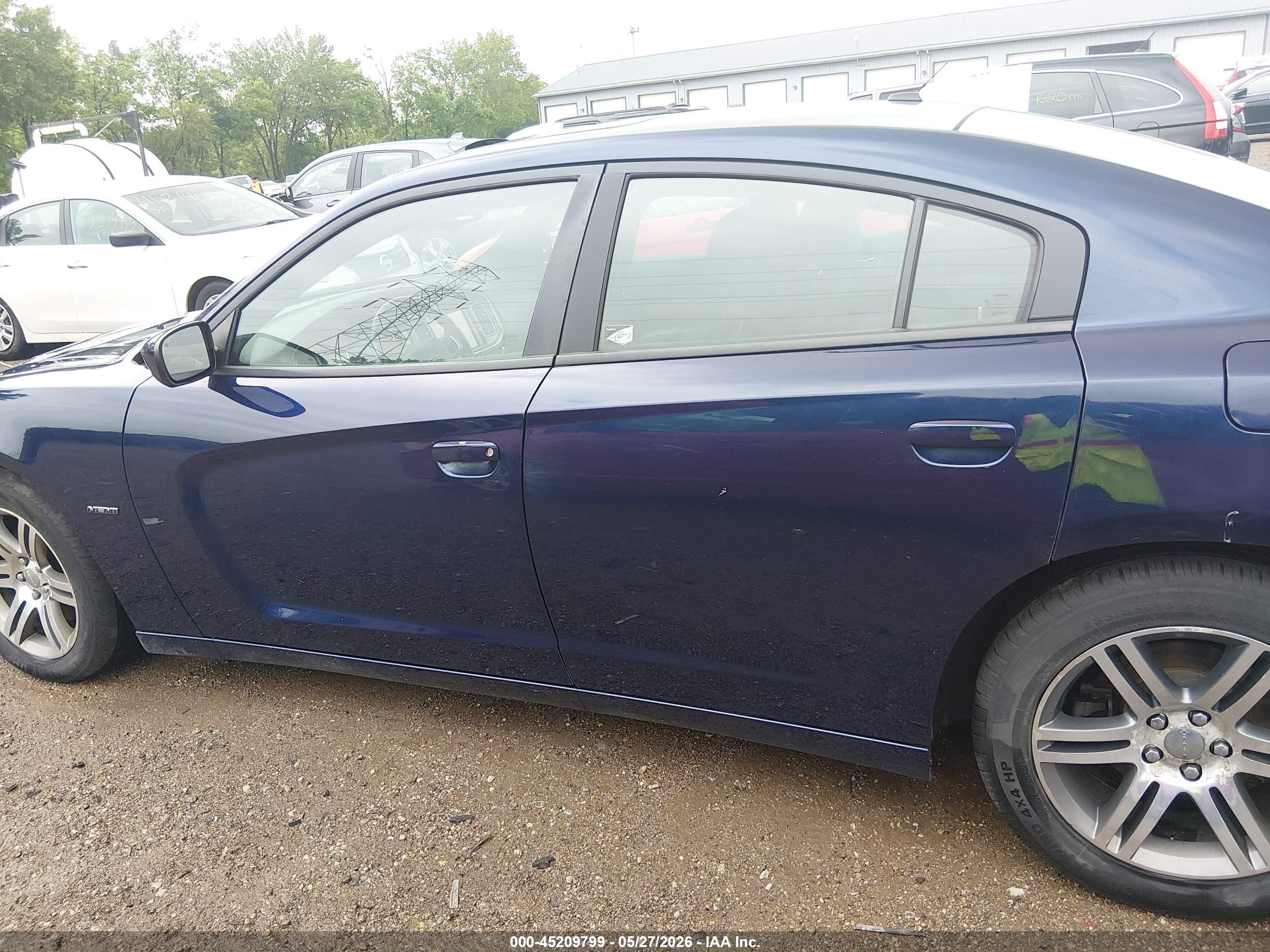 2014 Dodge Charger R/t Синий vin: 2C3CDXCT8EH368918