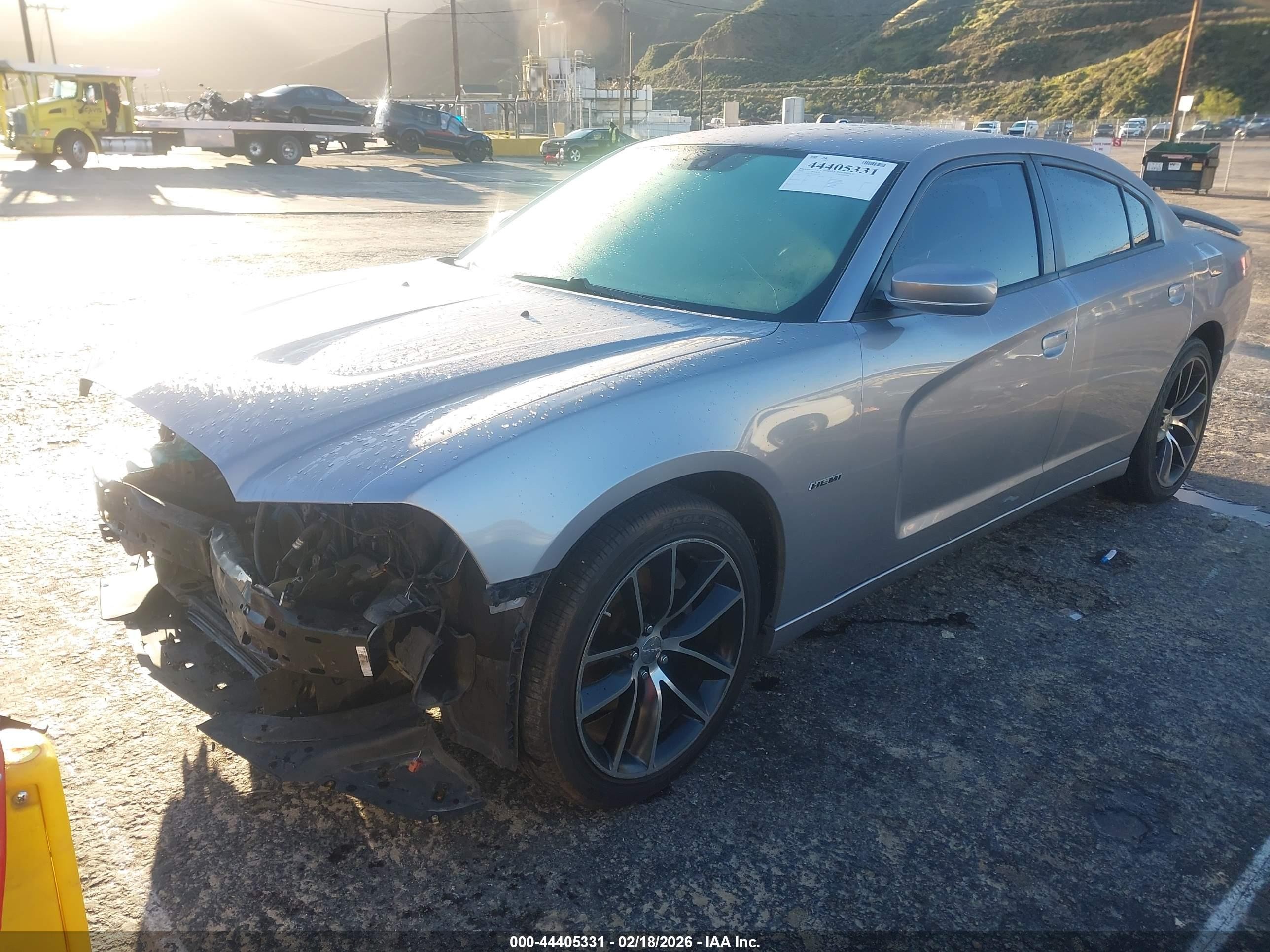 2014 Dodge Charger R/t Gray vin: 2C3CDXCT8EH369356
