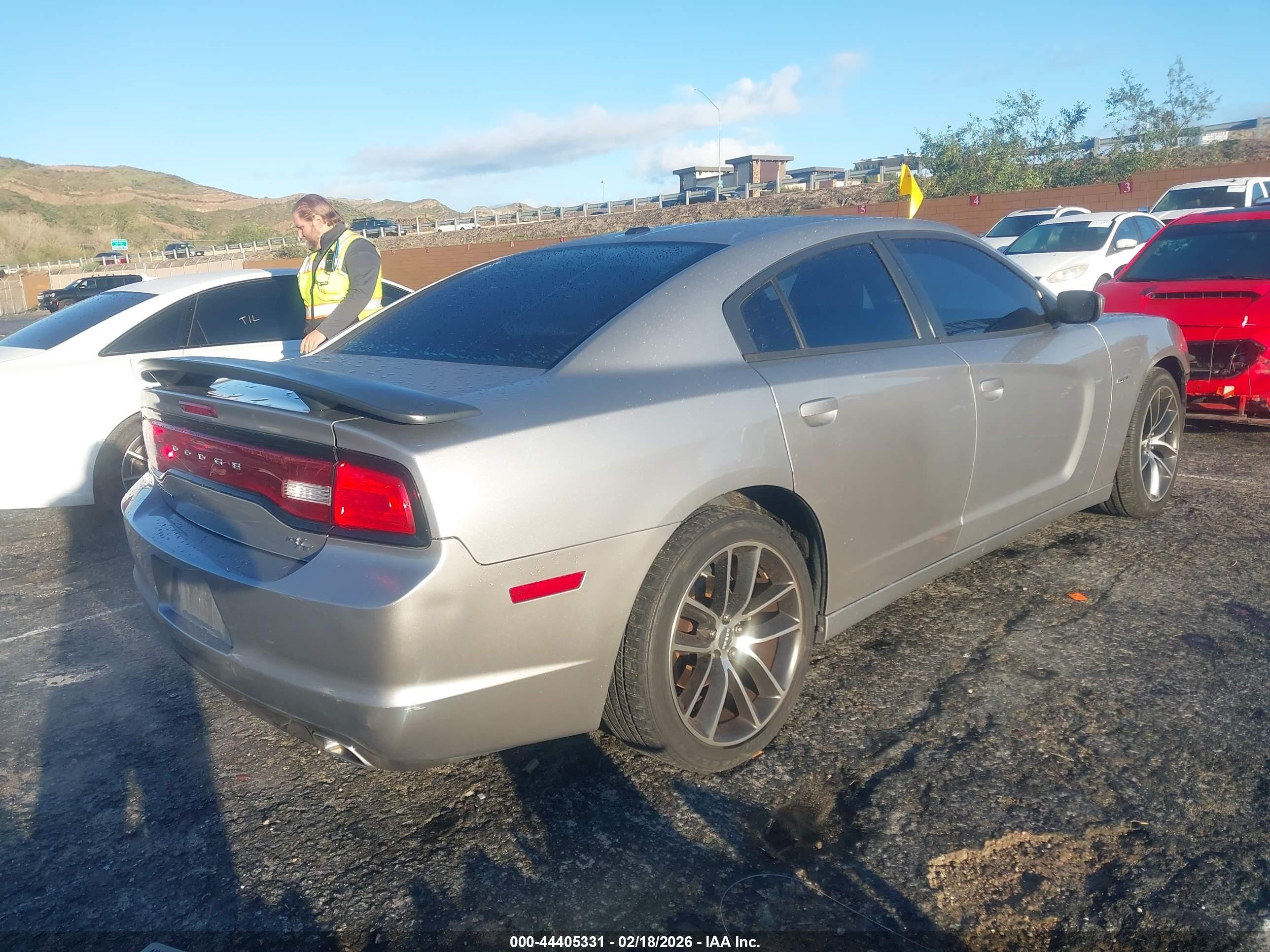 2014 Dodge Charger R/t Gray vin: 2C3CDXCT8EH369356