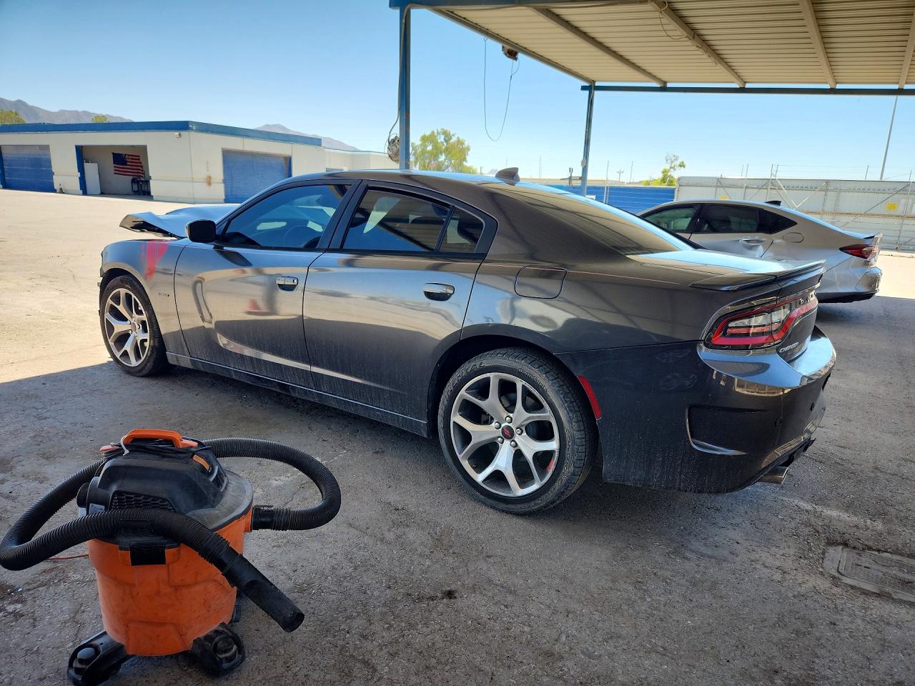 2015 Dodge Charger R Charcoal vin: 2C3CDXCT8FH801039