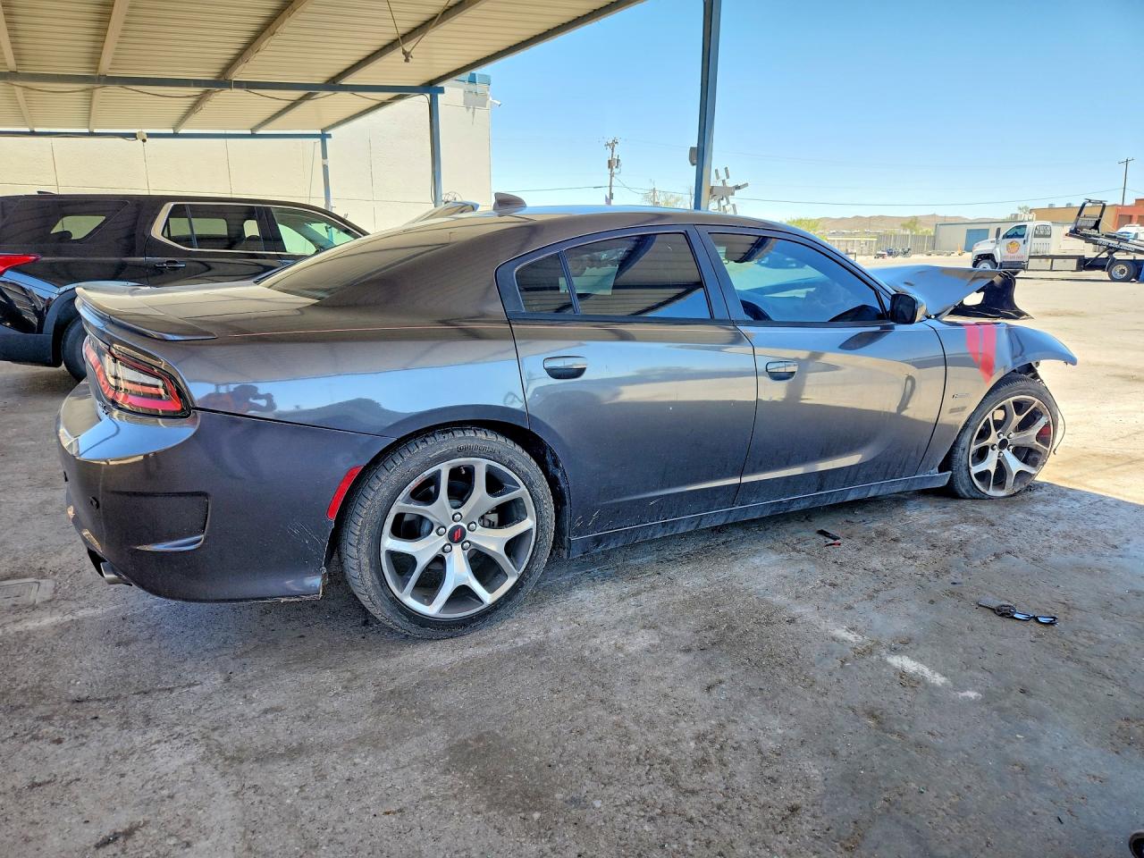 2015 Dodge Charger R Charcoal vin: 2C3CDXCT8FH801039