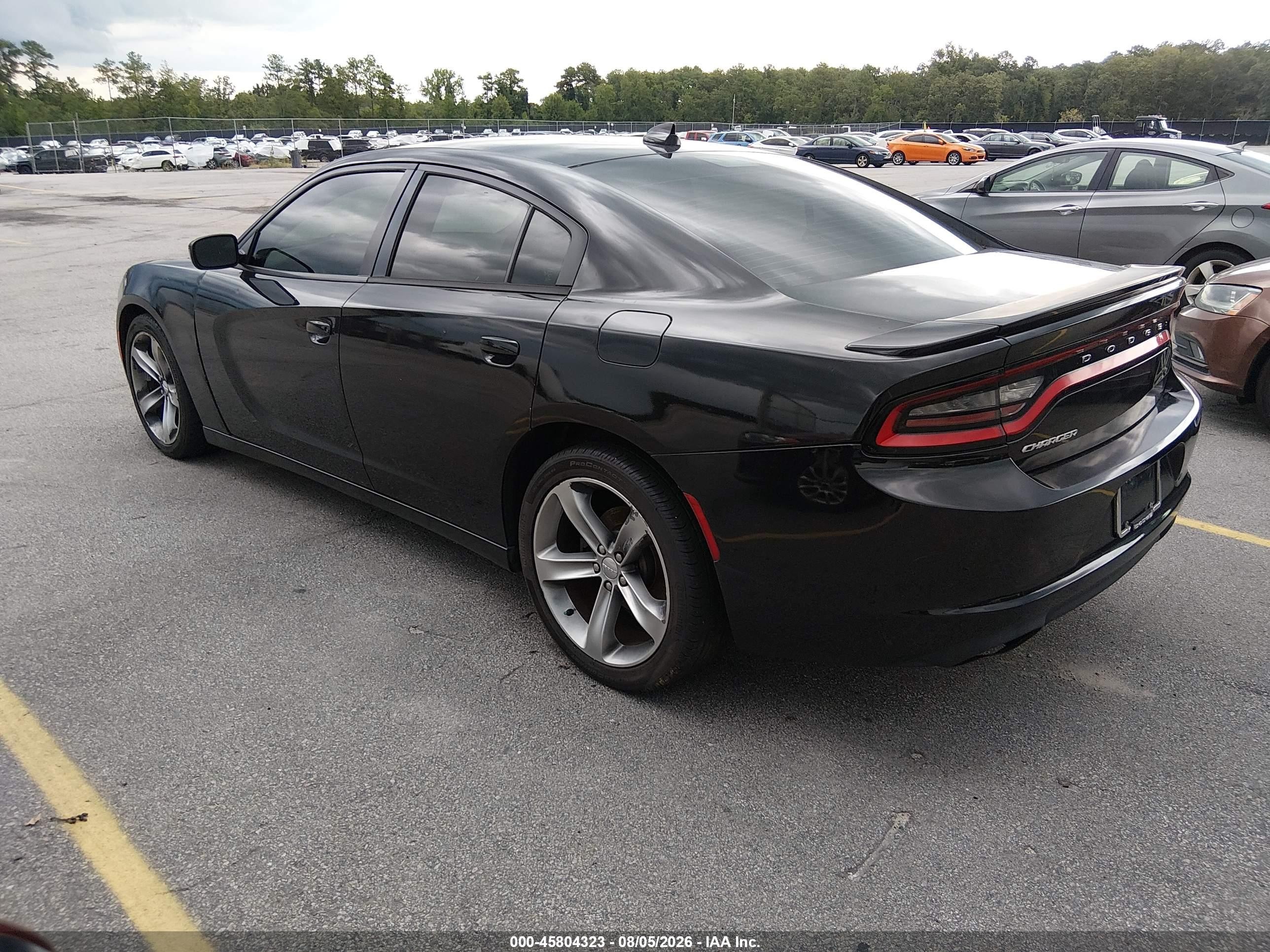 2015 Dodge Charger R/t Black vin: 2C3CDXCT8FH917471