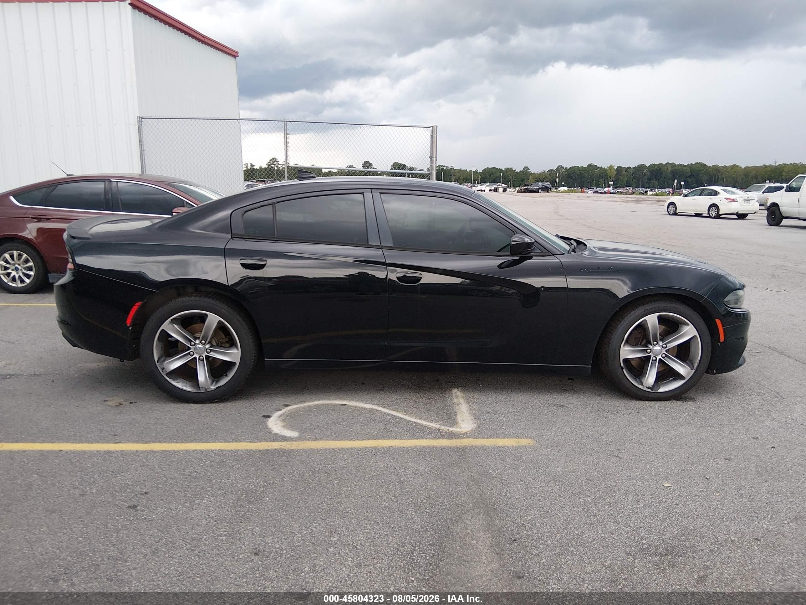 2015 Dodge Charger R/t Black vin: 2C3CDXCT8FH917471